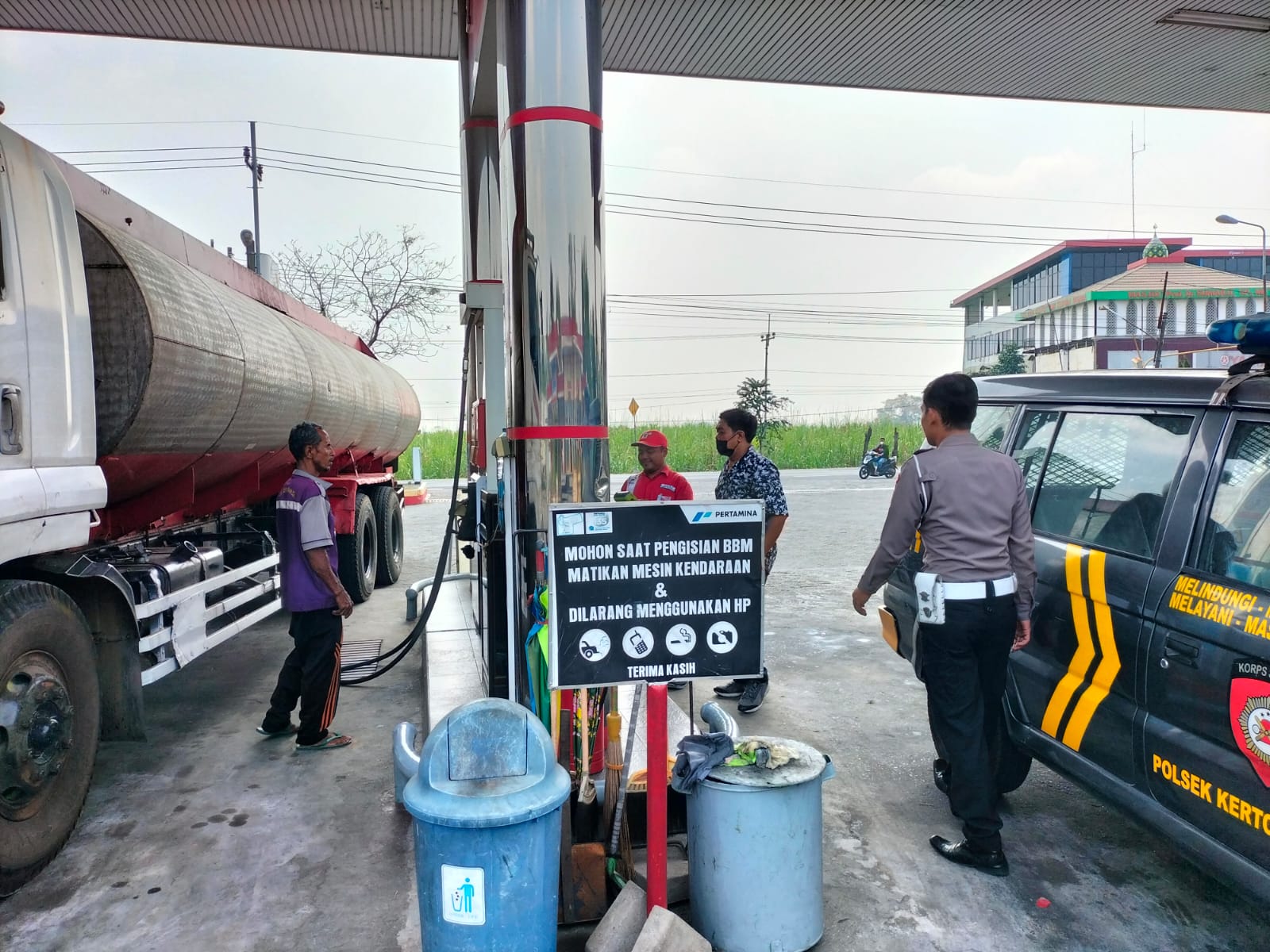 Polsek Kertosono Tingkatkan Patroli Obyek Vital Antisipasi Tindak Kejahatan