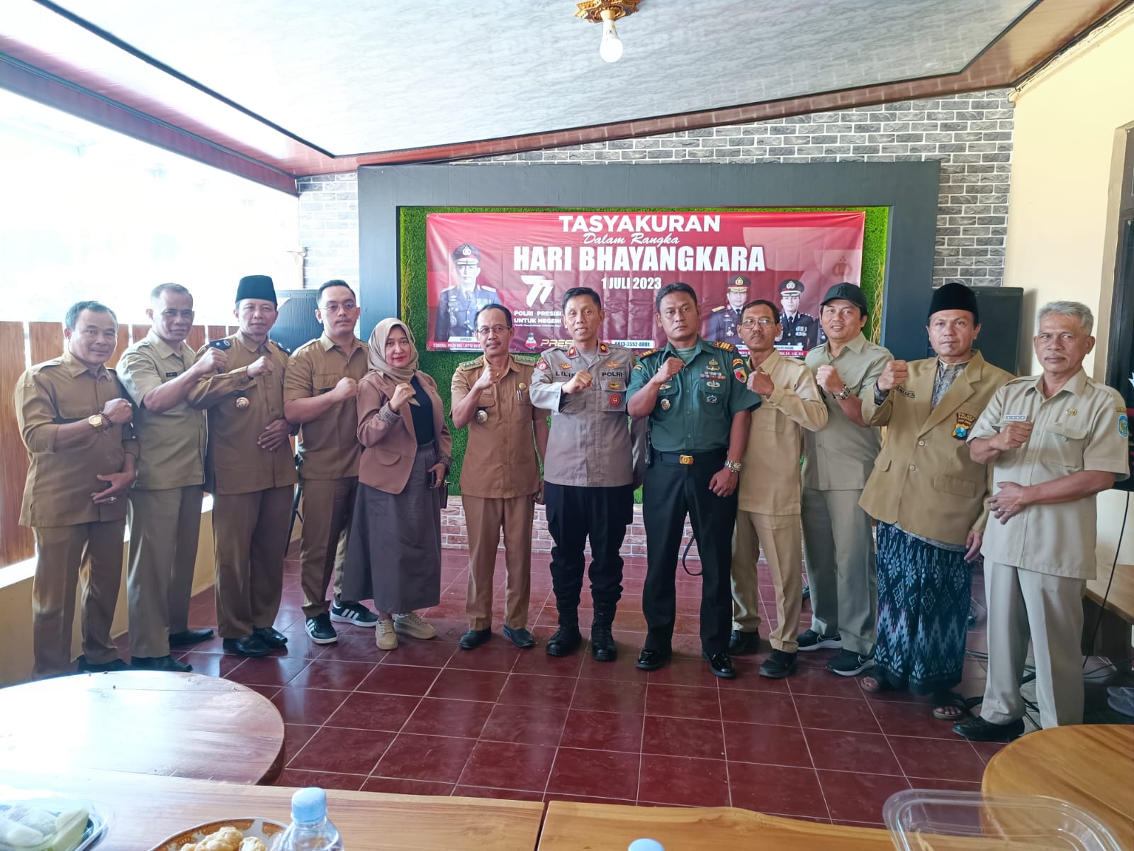 Hari Bhayangkara ke-77, Polsek Warujayeng Gelar Tasyakuran Bersama Masyarakat