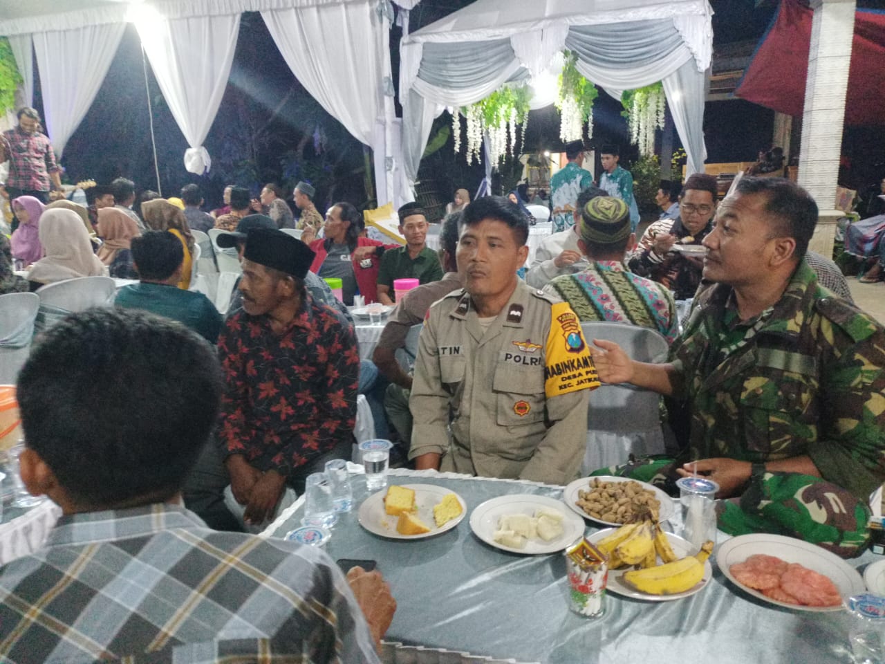 Bhabinkamtibmas Desa Pule melaksanakan pengamanan Giatmas
