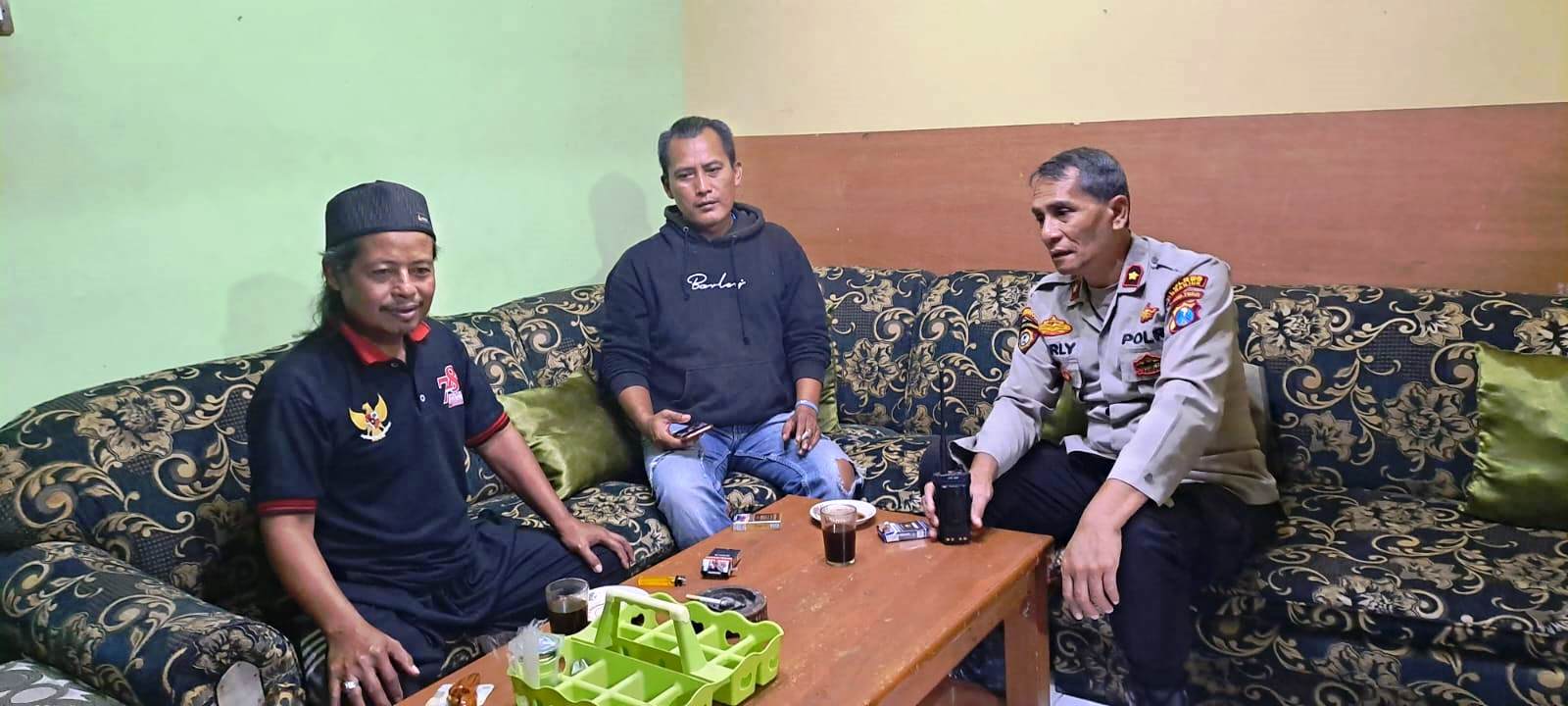 Sowan Tokoh Perguruan Silat, Kapolsek Nganjuk Kota Ajak Jaga Kondusifitas Wilayah