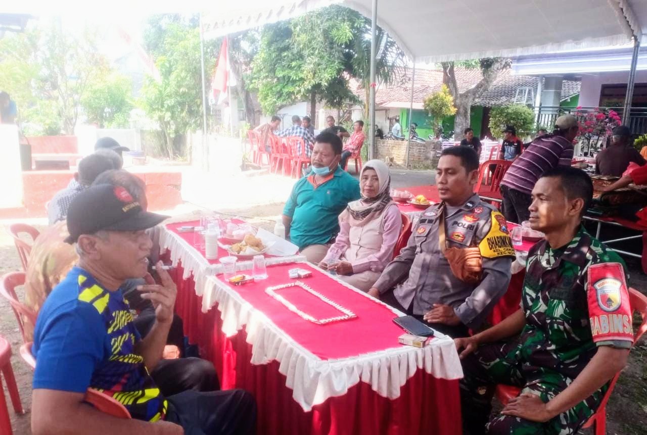 Bhabinkamtibmas Kelurahan Cangkringan Bersama 3 Pilar Pengamanan Kesenian Langen Tayub
