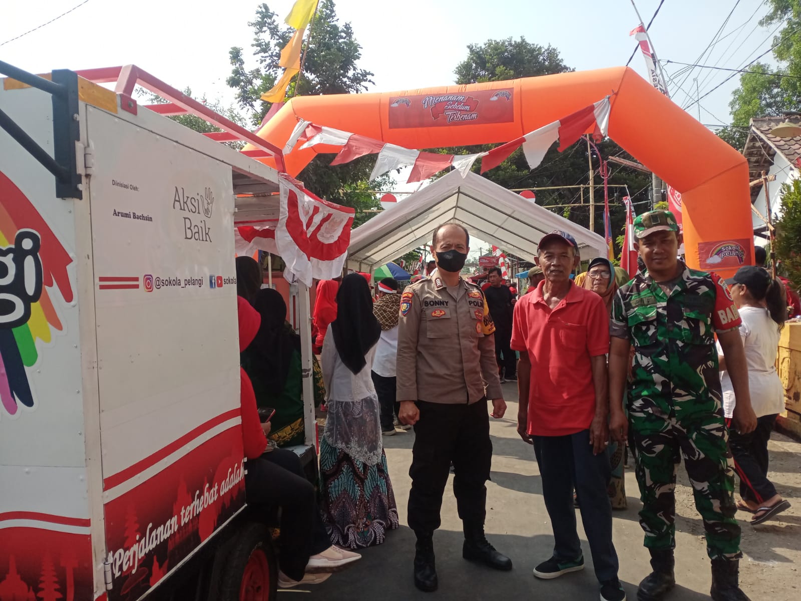 Berikan Rasa Aman, Polsek Kertosono Lakukan Pengamanan Kegiatan Masyarakat