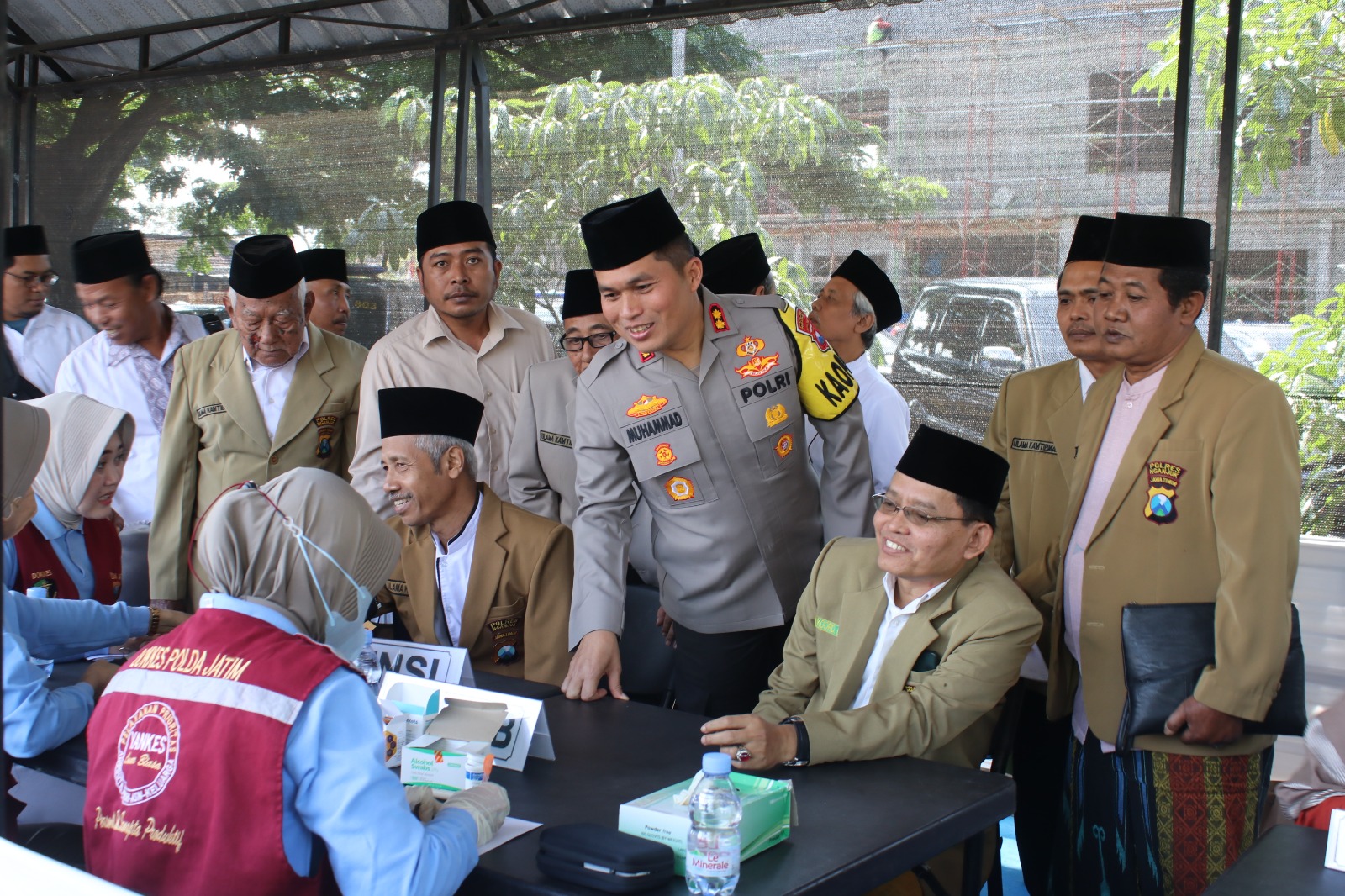 Bakti Kesehatan dan Bakti Sosial Polres Nganjuk untuk Ulama Kamtibmas dan Tokoh Masyarakat