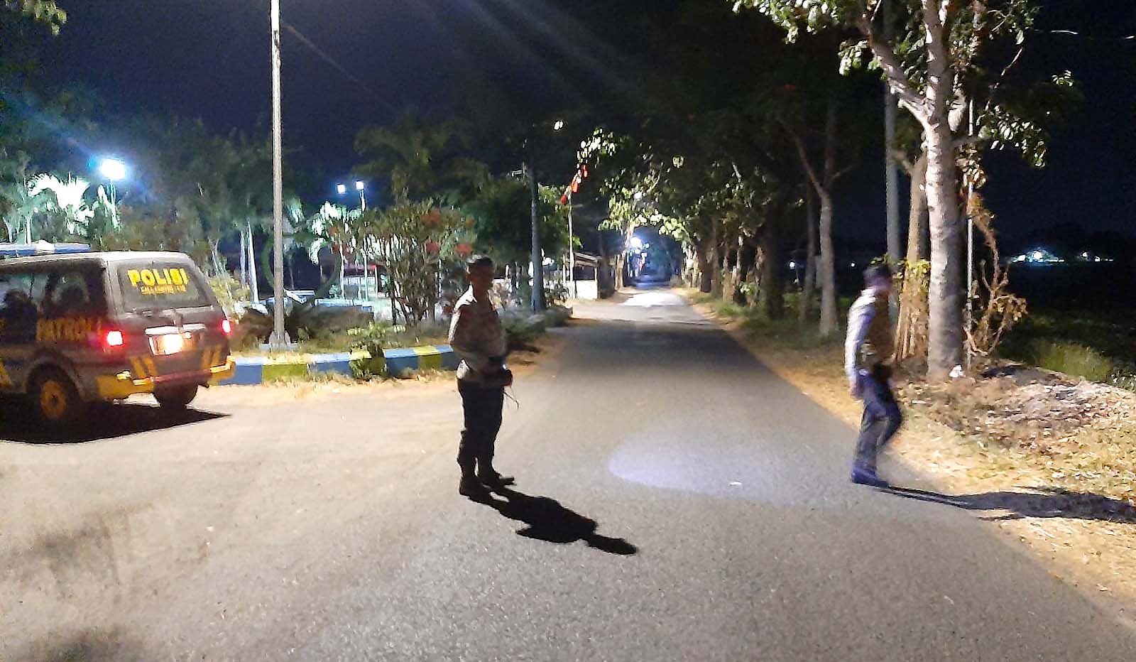 Polsek Kertosono Gencar Lakukan Patroli Blue Light untuk Cegah Tindak Kejahatan Jalanan saat Dini Hari