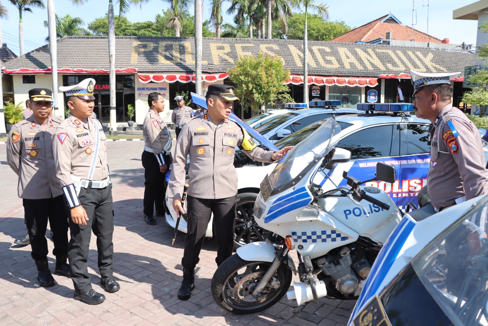Gelar Pasukan Operasi Zebra Semeru 2023 Polres Nganjuk, Kapolres : Waspadai Peningkatan Aktivitas Masyarakat Pada Tahapan  Pemilu 2024