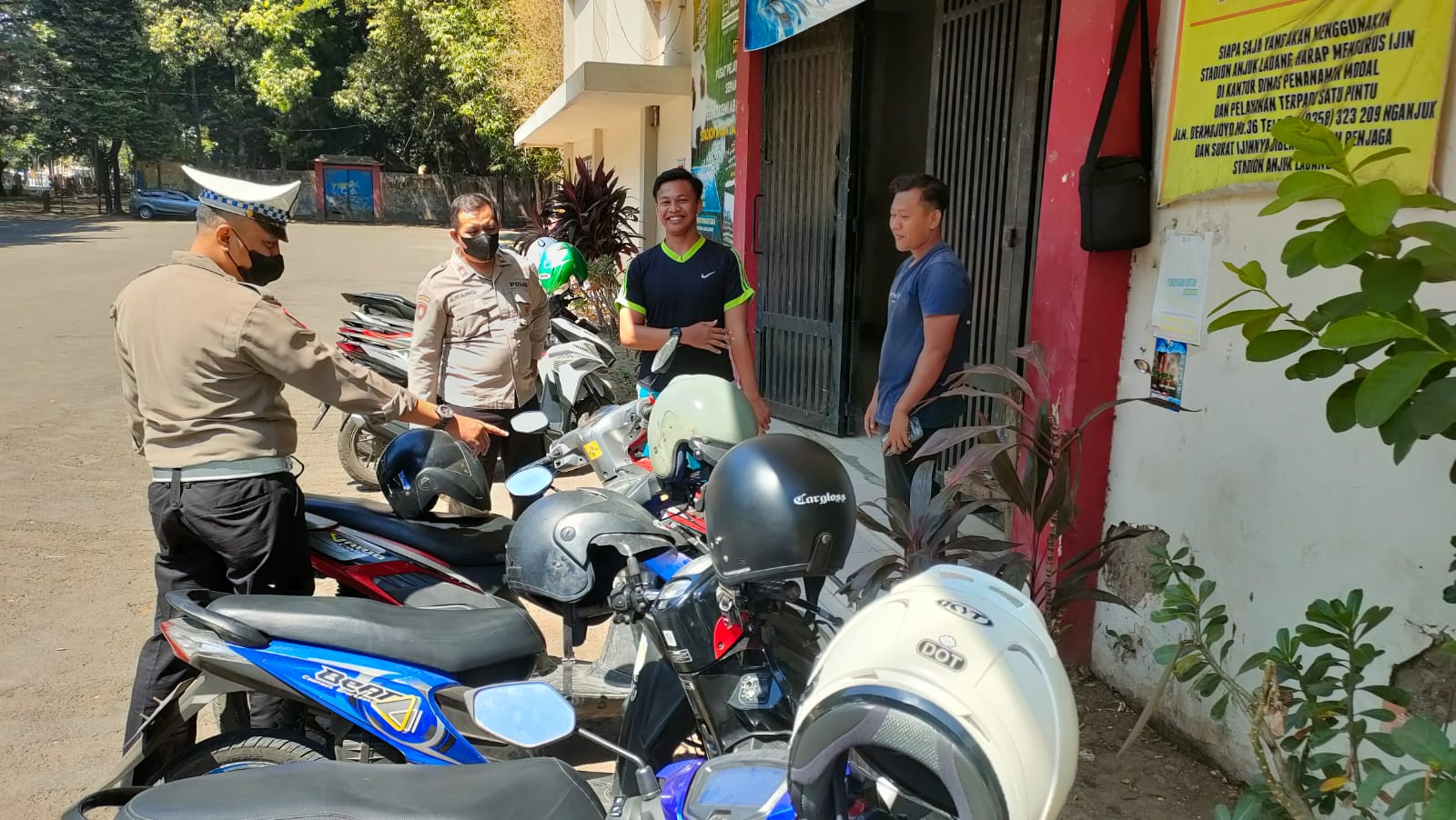 Himbau Juru Parkir, Anggota Polsek Nganjuk Kota Patroli Antisipasi Curanmor