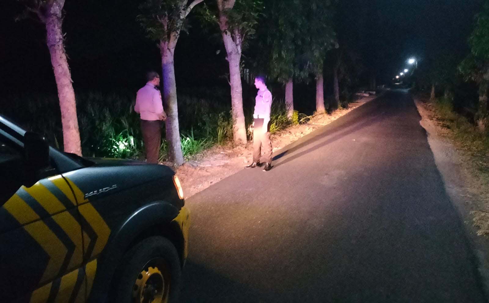 Cegah Pencurian Hasil Panen , Polsek Kertosono Laksanakan Patroli di Areal Sawah