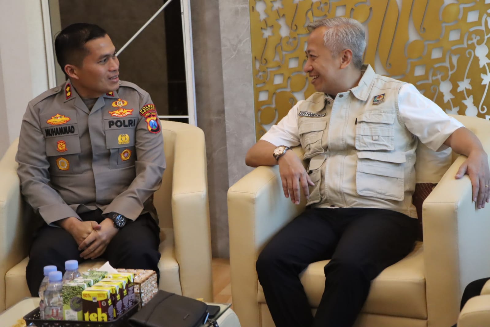Kapolres Nganjuk menerima Kunjungan Pj. Bupati Nganjuk Bahas Langkah Strategis Penguatan Harkamtibmas