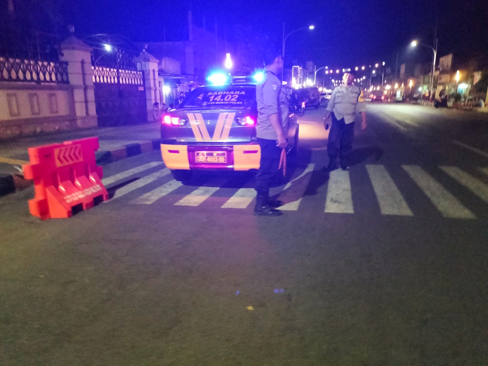Giat Pemantauan Anggota Polsek Nganjuk Kota Antisipasi Adanya Balap Liar Saat Malam Minggu