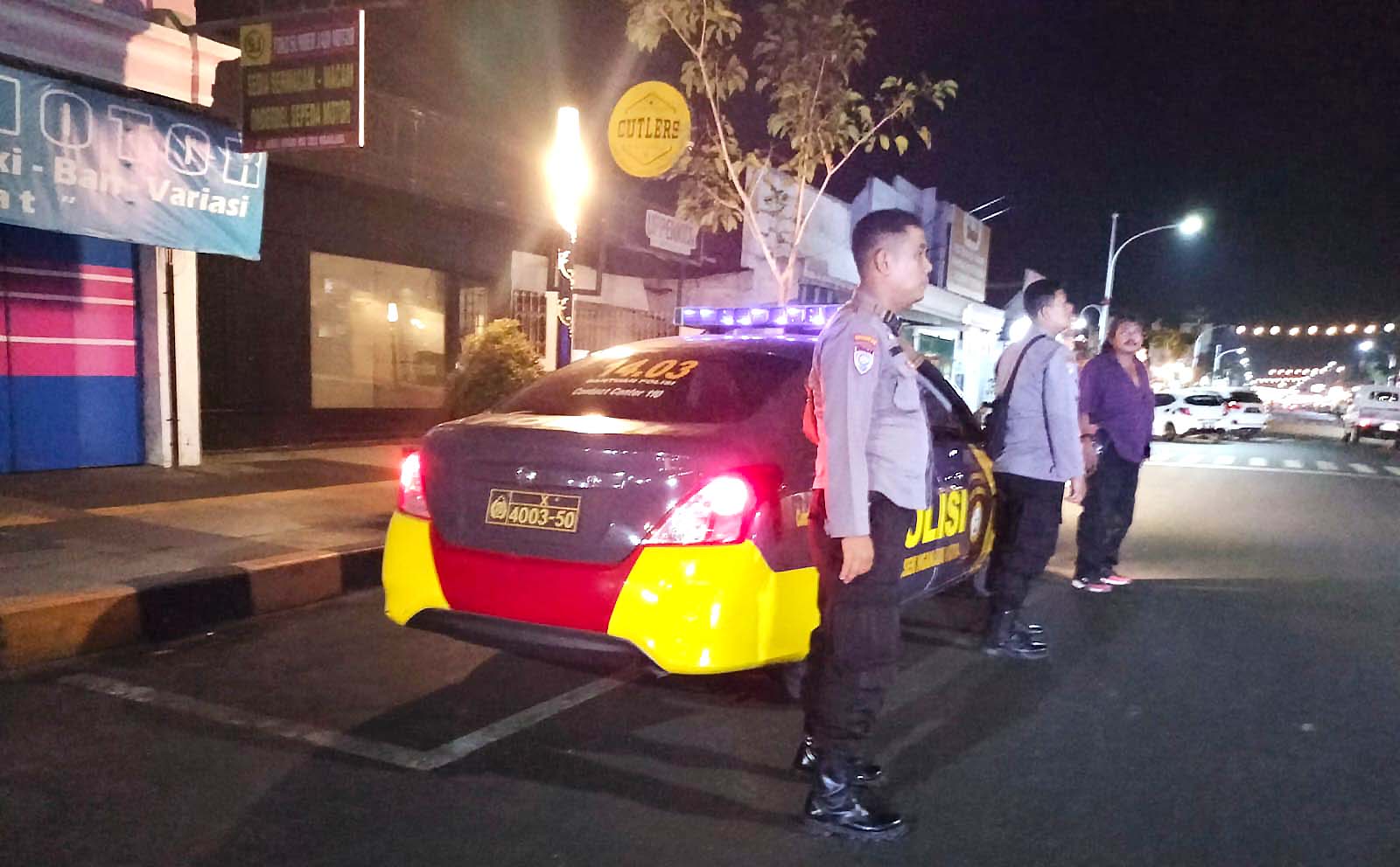 Antisipasi Gangguan Kamtibmas, Polsek Nganjuk Kota Gelar Patroli Multisasaran