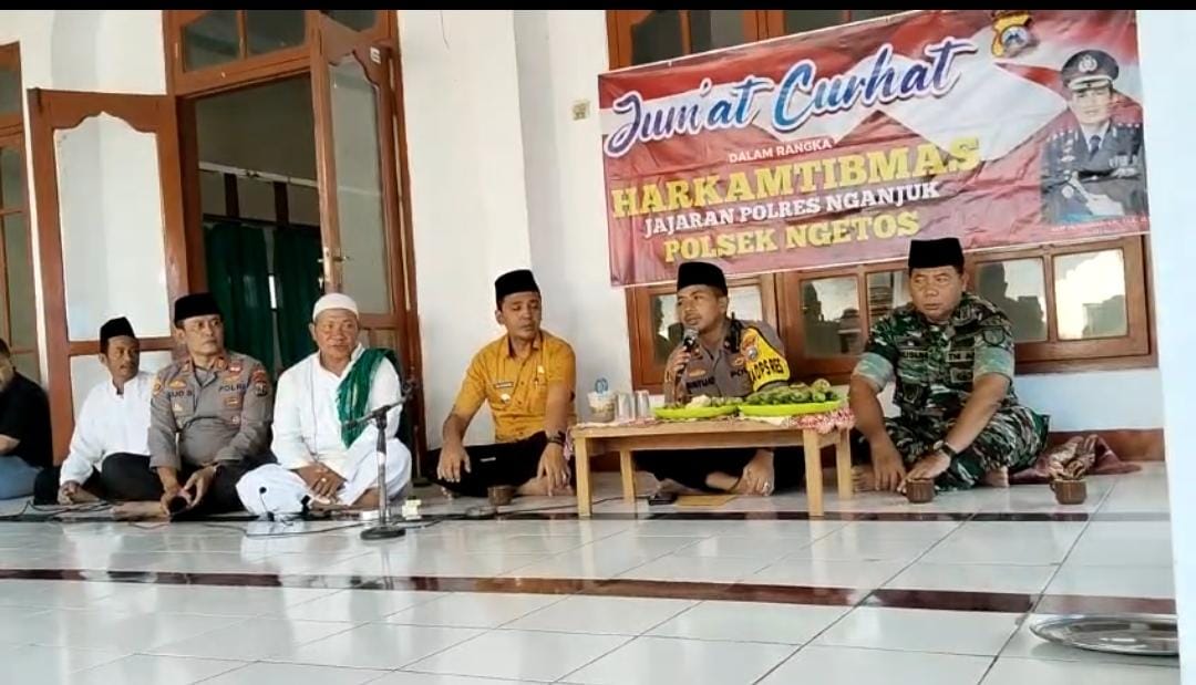 Jumat Curhat, Polres Nganjuk Minta Waspadai Bencana Karhutlah