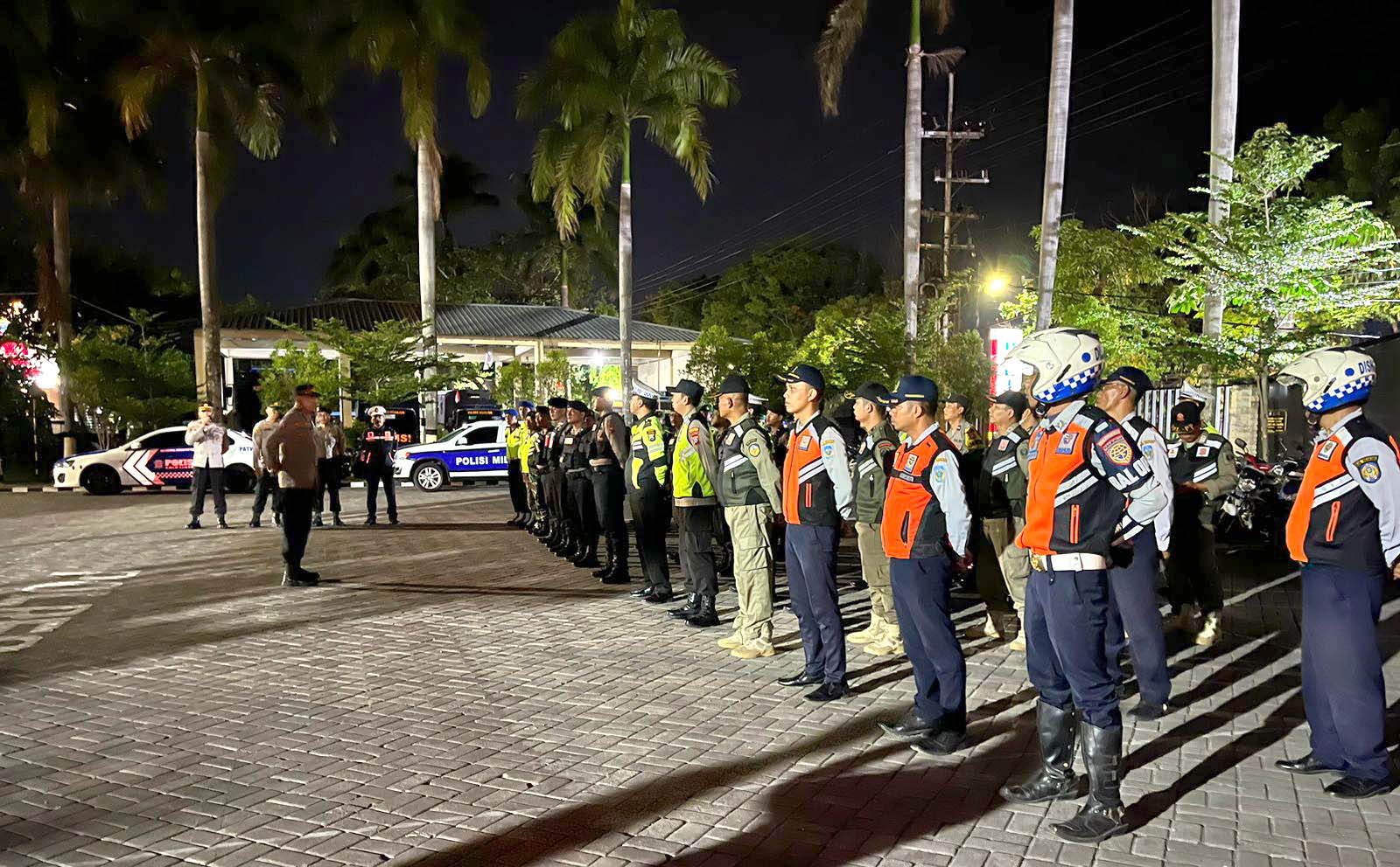 Patroli Skala Besar Polres Nganjuk Libatkan Instansi Samping, Ciptakan Kondisi Aman dan Kondusif Selama Pemilu 2024