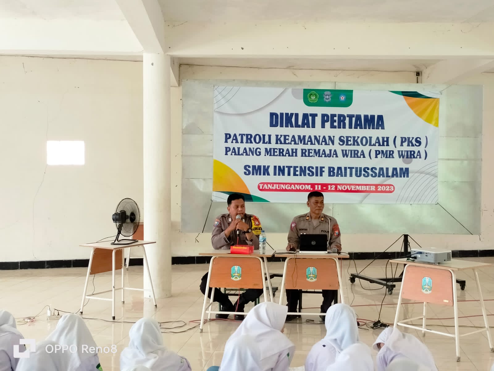 Polsek Warujayeng Bekali Siswa BTS Perilaku Tertib Lalu Lintas dan Cegah Kenakalan Remaja