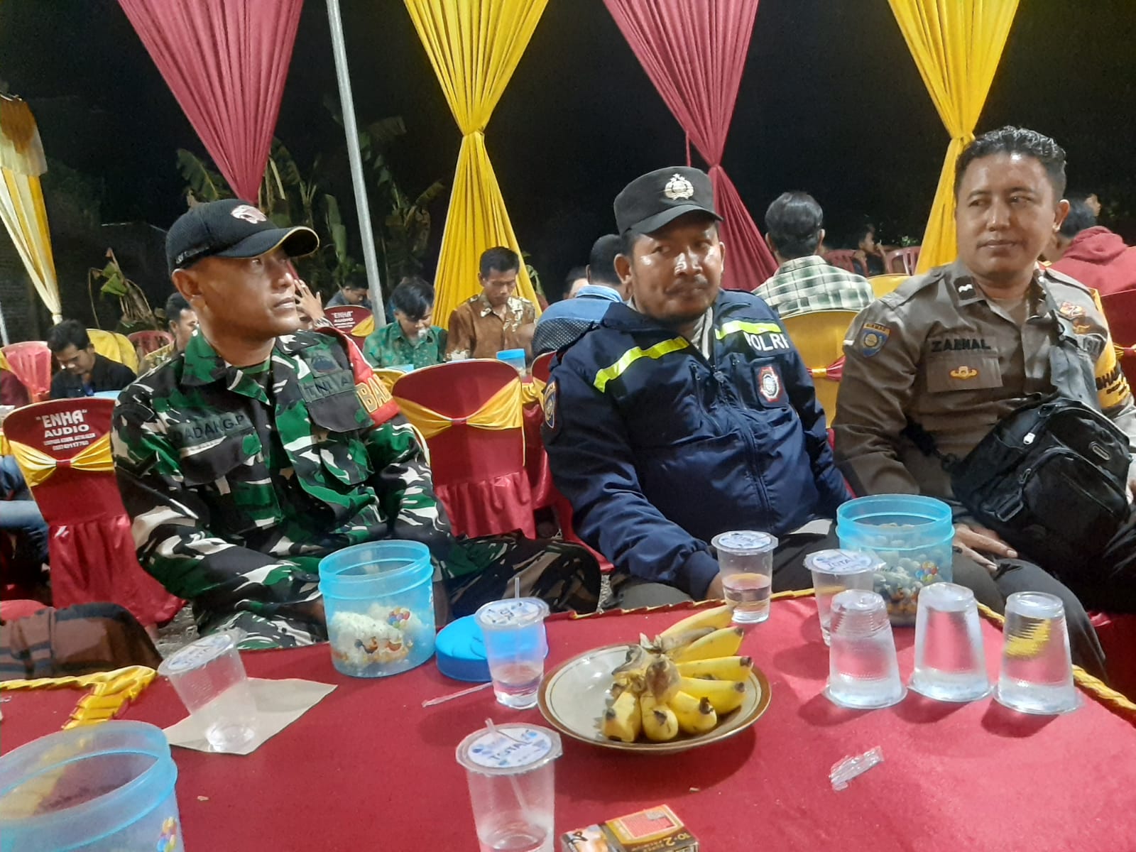 Bhabinkamtibmas Desa Lumpangkuwek melaksanakan pengamanan Giatmas