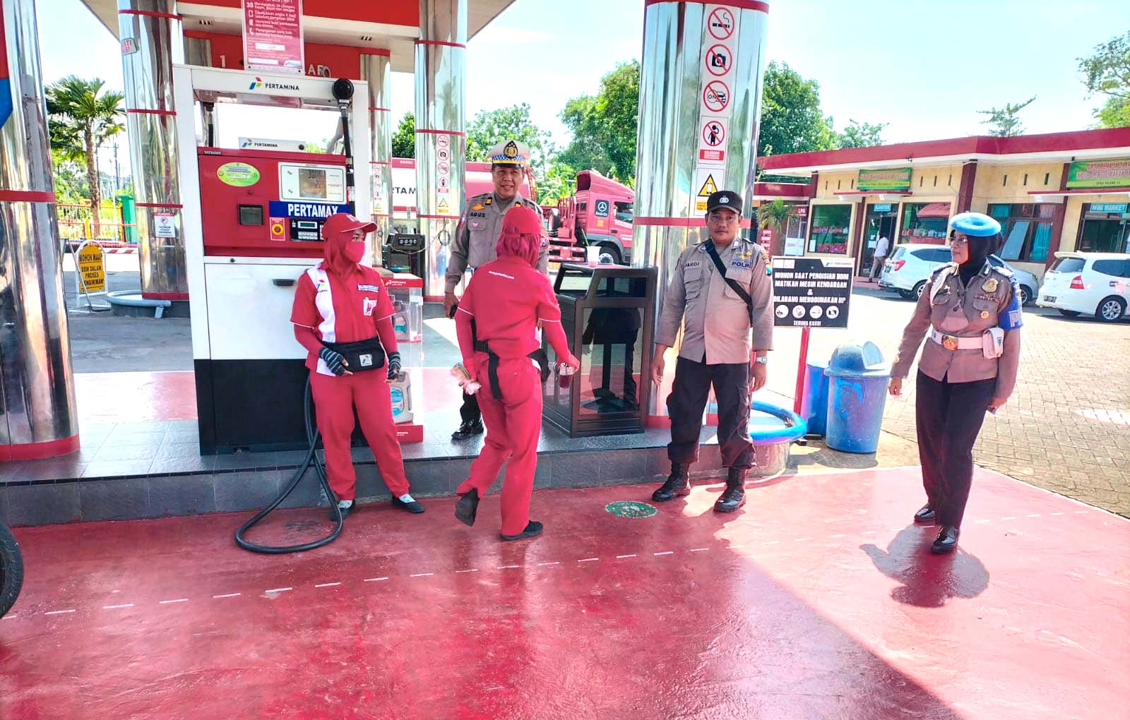 Polsek Kertosono Tingkatkan Patroli Obyek Vital Antisipasi Gangguan Kamtibmas