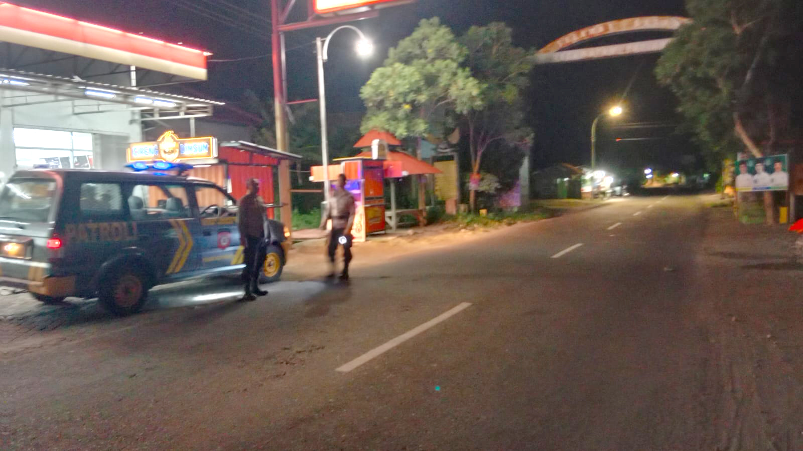 Patroli Blue Light Cegah Gesekan Antar Perguruan Silat Di Perbatasan Wilayah