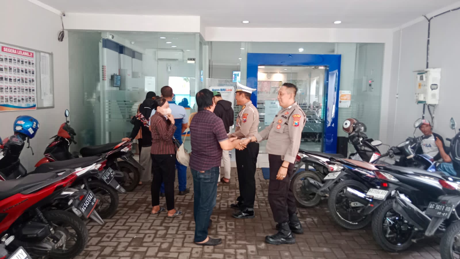 Antisipasi Kejahatan di ATM, Polsek Kertosono Patroli Perbankan