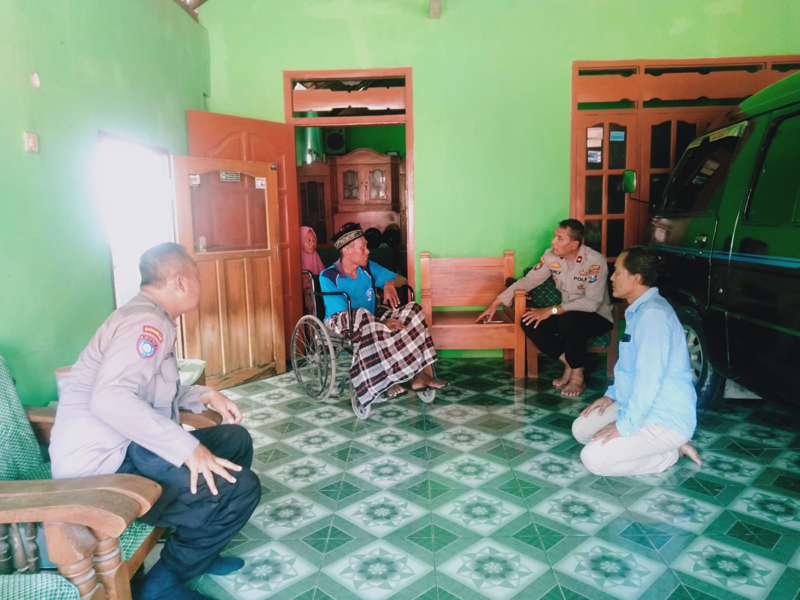 Kapolsek Nganjuk Kota Rangkul Perguruan Silat Untuk Ikut Menjaga Kondusifitas Wilayah Jelang Pemilu 2024