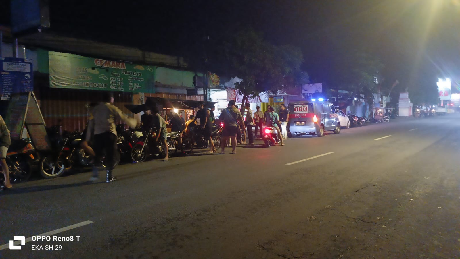 Sejumlah Kendaraan Berknalpot Brong Ngandang di Polsek Warujayeng