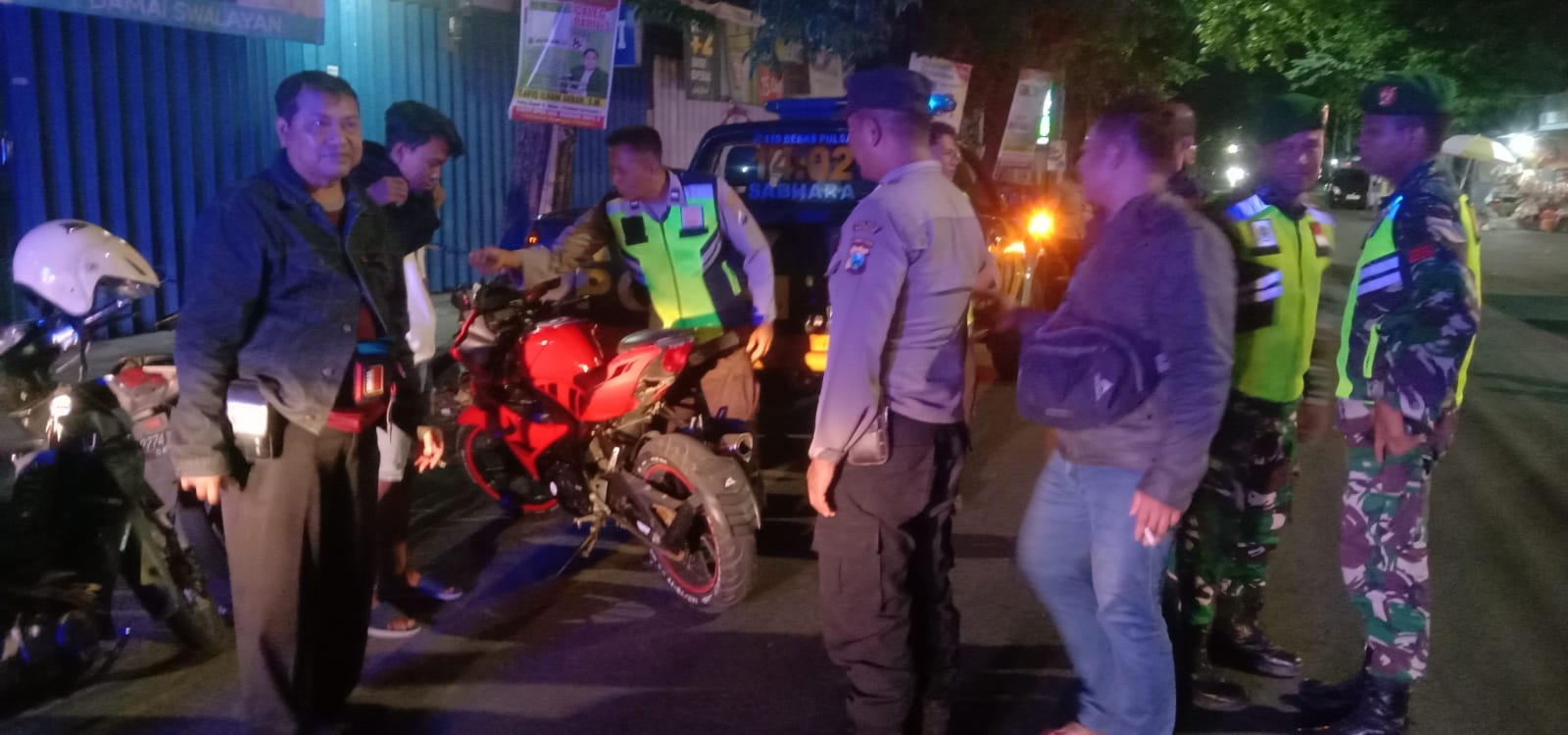 Cegah Gesekan Antar Perguruan Silat, Polsek Laksanakan Patroli Gabungan