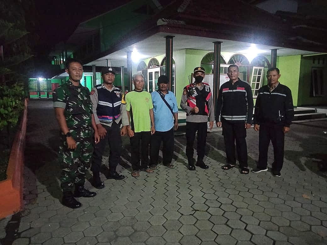 Kapolsek Nganjuk Kota Pimpin Giat Pengamanan Tes Kenaikan Tingkat Sabuk Warga PSHT