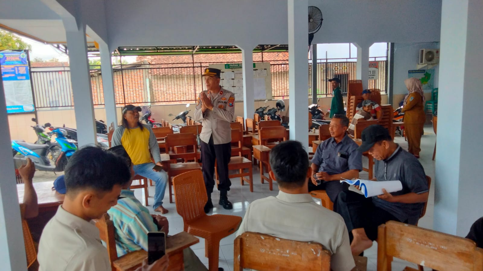 Kapolsek Nganjuk Kota Imbau Masyarakat Jangan Golput