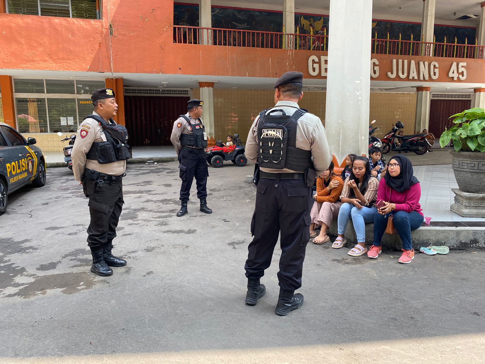 Polres Nganjuk Intensifkan Patroli Skala Besar Antisipasi Gangguan Saat Libur Panjang