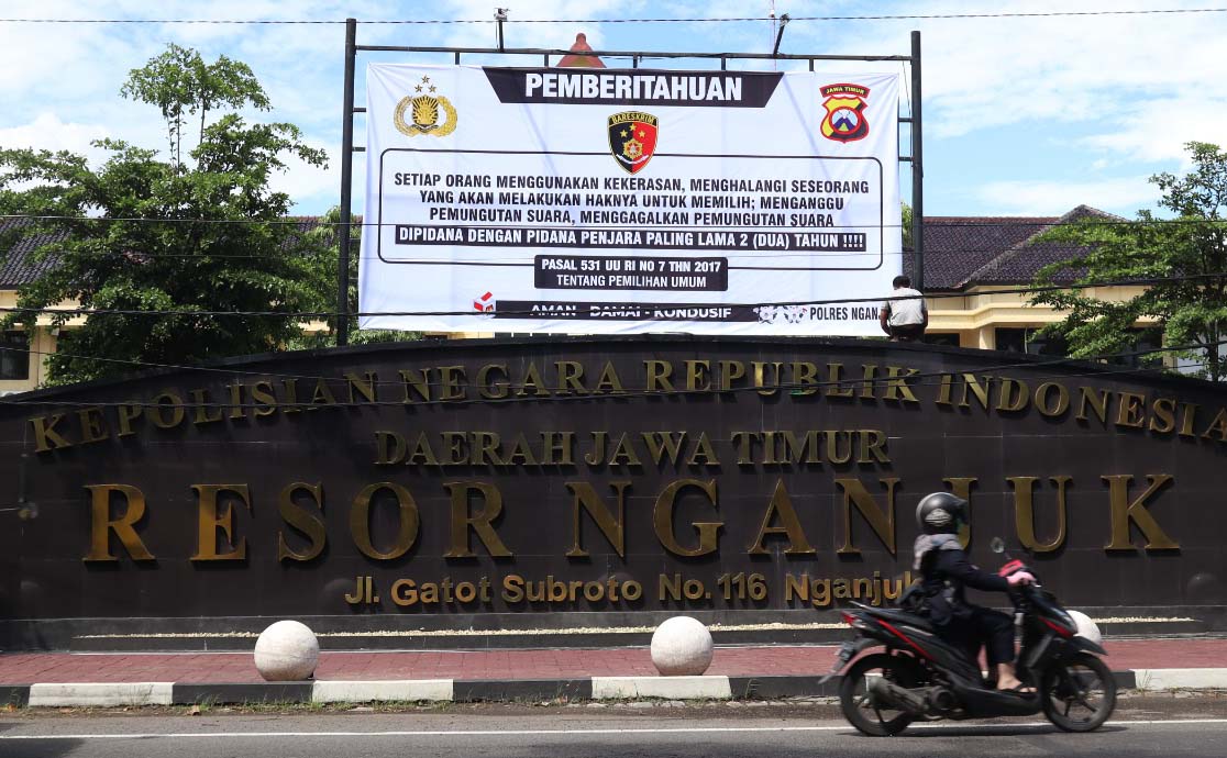 Kapolres Nganjuk Imbau Masyarakat Tidak Menghalangi Pemilu 2024: Ancaman Pidana Bagi Pelanggar