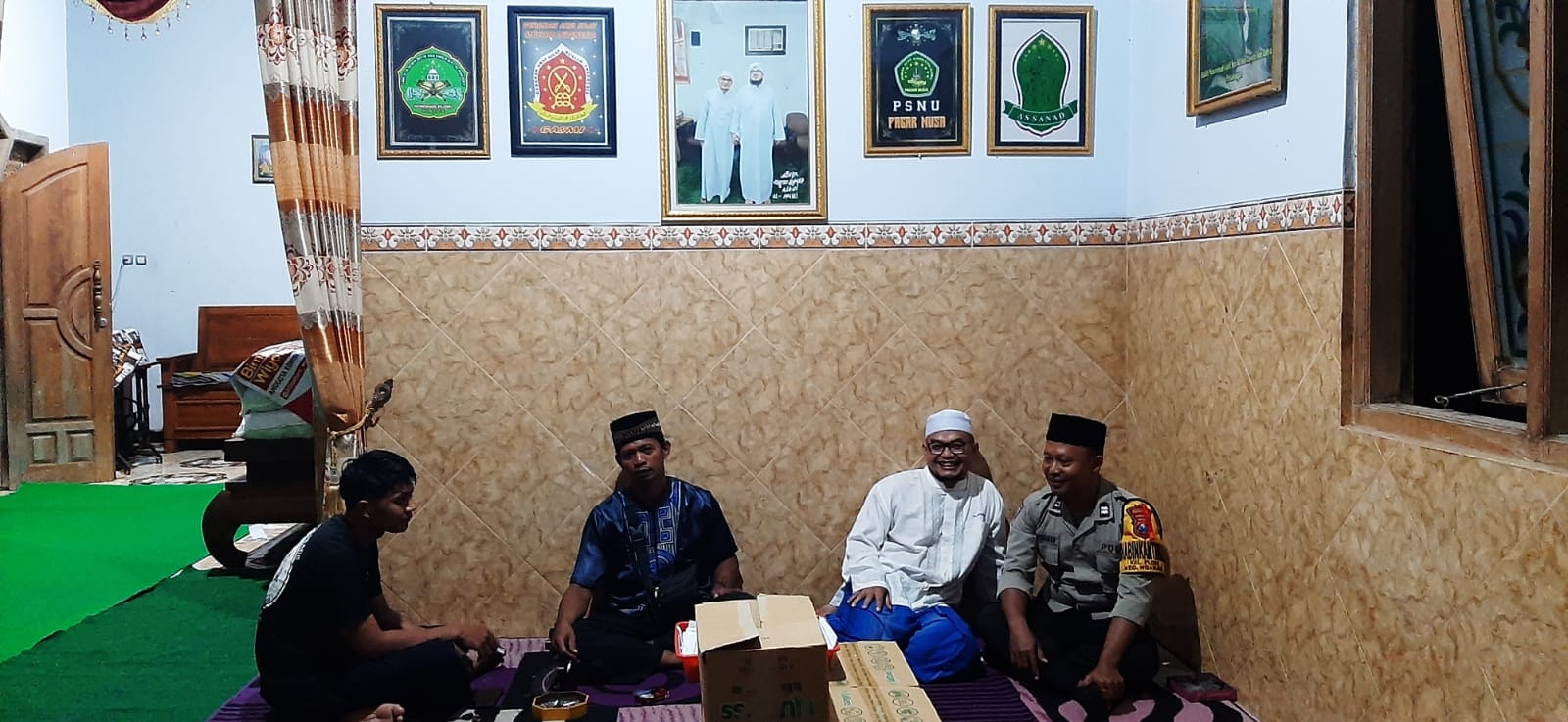 Bhabinkamtibmas Polsek Nganjuk Kota Ajak Tokoh Perguruan Silat Jaga Kondusifitas Jelang Pemilu 2024