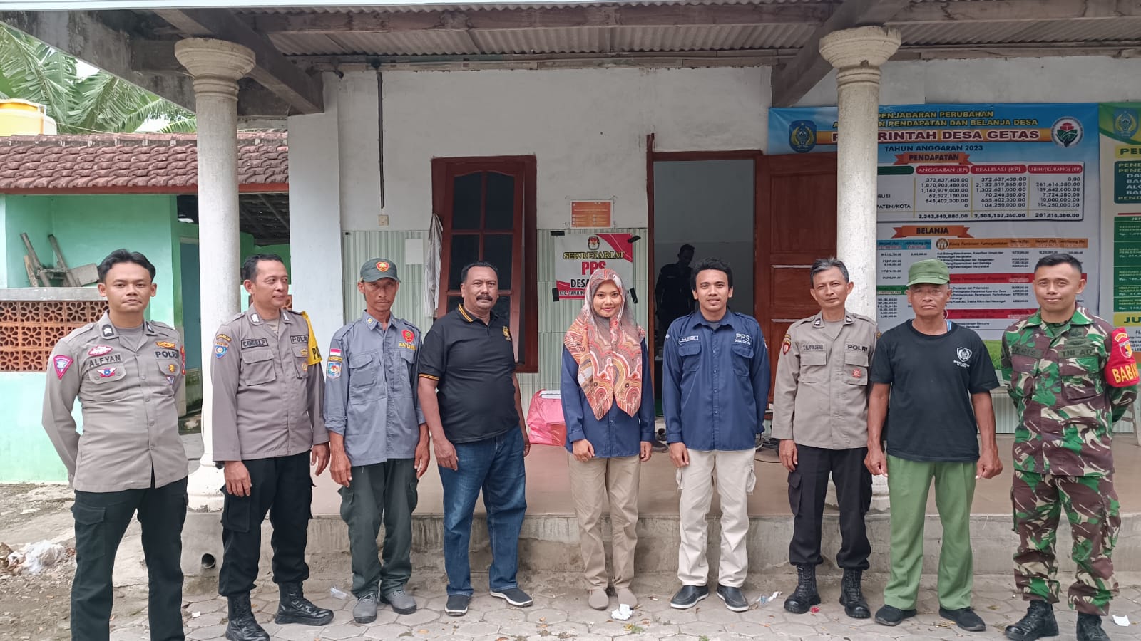 Pemungutan Suara Berjalan Kondusif, Tokoh Masyarakat di Tanjunganom Apresiasi Kinerja Aparat