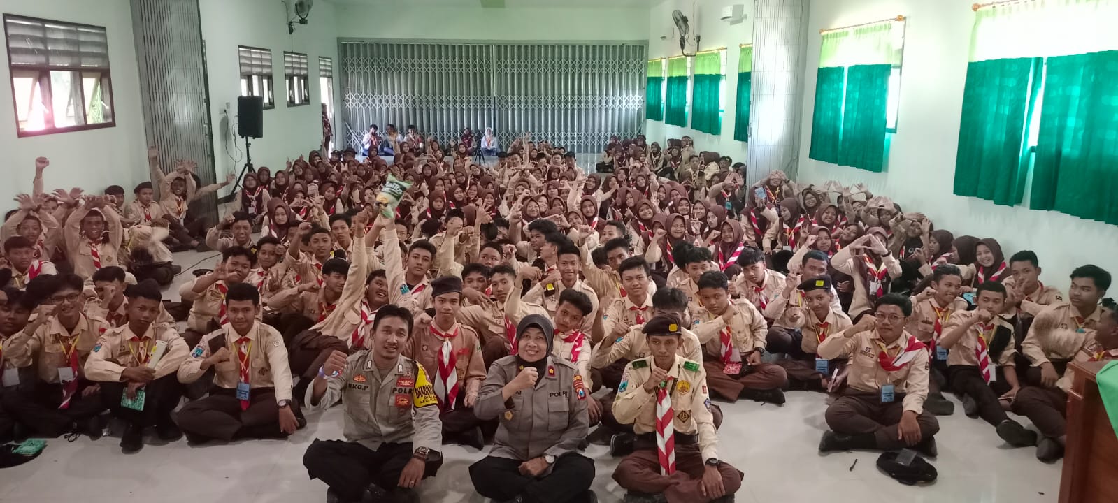 Cegah Kenakalan Remaja, Polsek Kertosono Tingkatkan Program Police Go To School