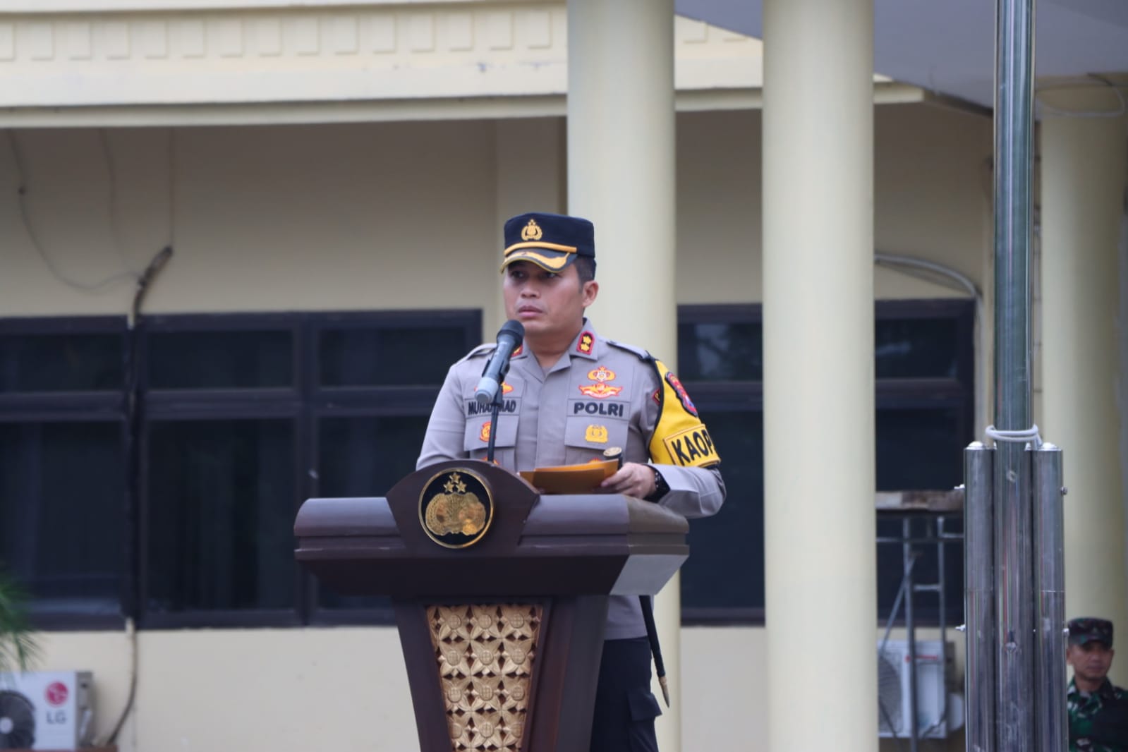 Kapolres Nganjuk Pimpin Gelar Pasukan Operasi Keselamatan Semeru 2024