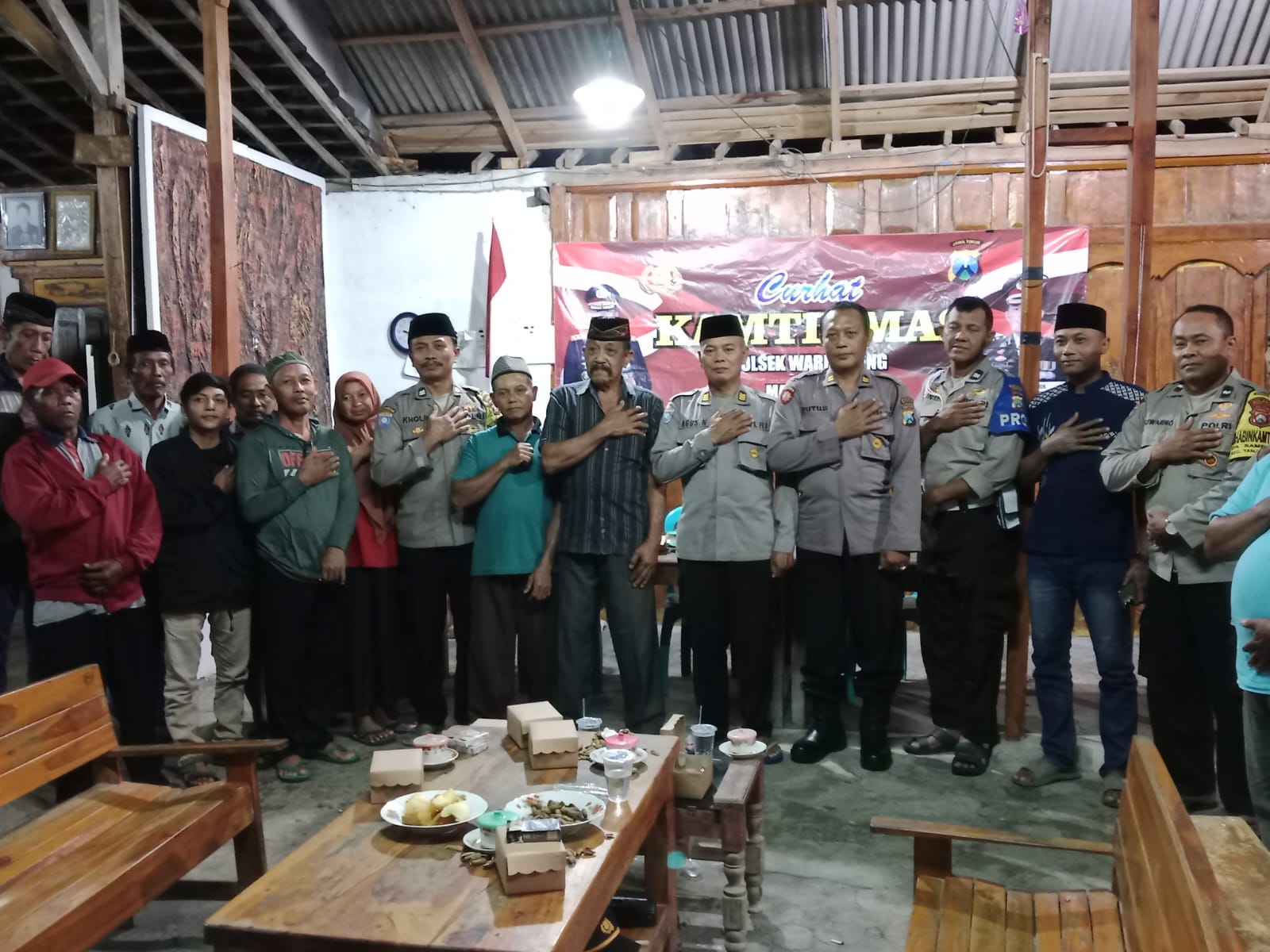 Jaga Kondusifitas, Polsek Warujayeng Gelar Curhat Kamtibmas untuk Tampung Informasi Masyarakat