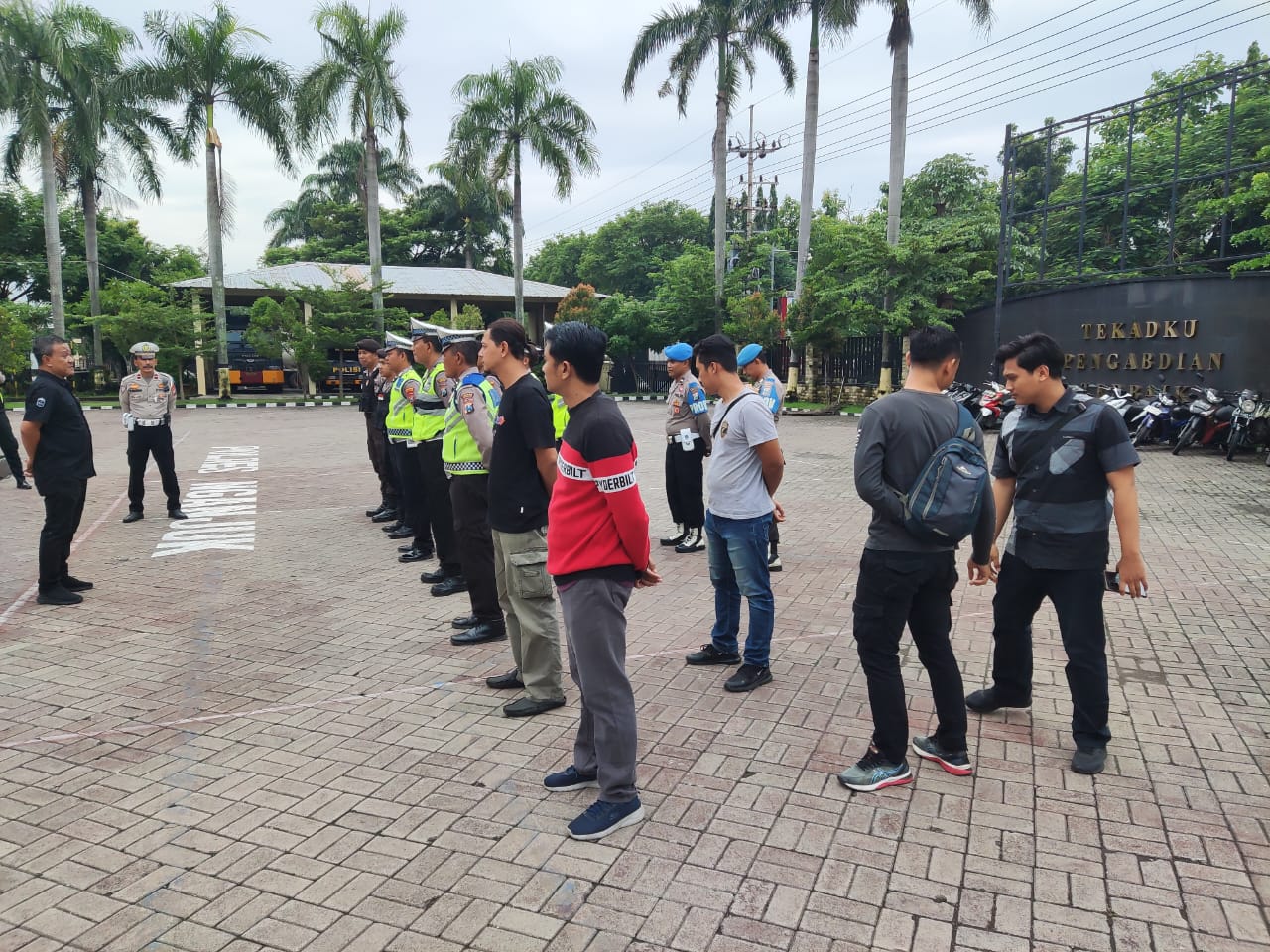 Kapolres Nganjuk Terjunkan Tim Patroli Cipta Kondisi Dalam Rangka Libur Nyepi 2024