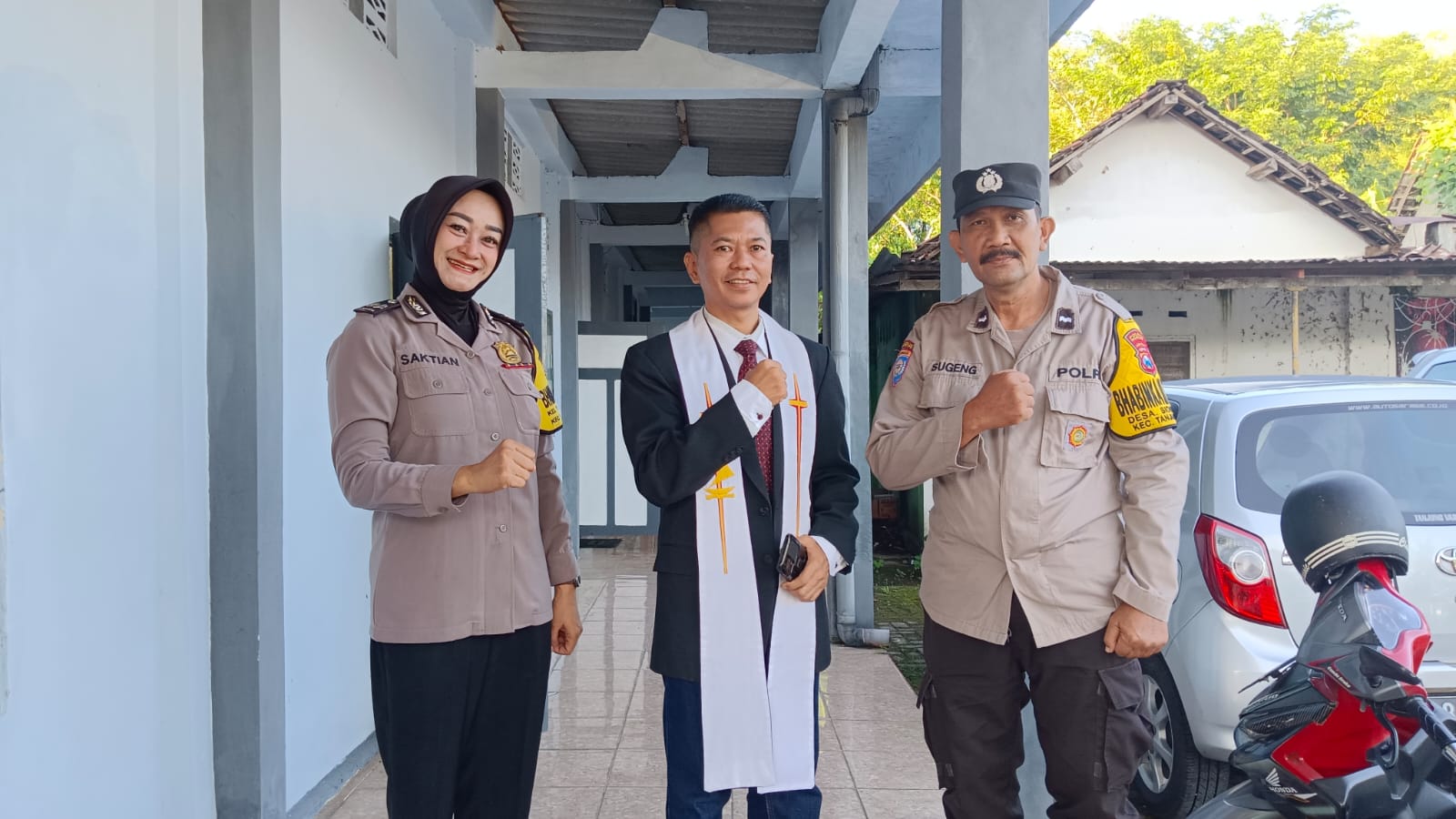 Perayaan Paskah 2024, Polsek Warujayeng Lakukan Pengamanan Ibadah di Gereja