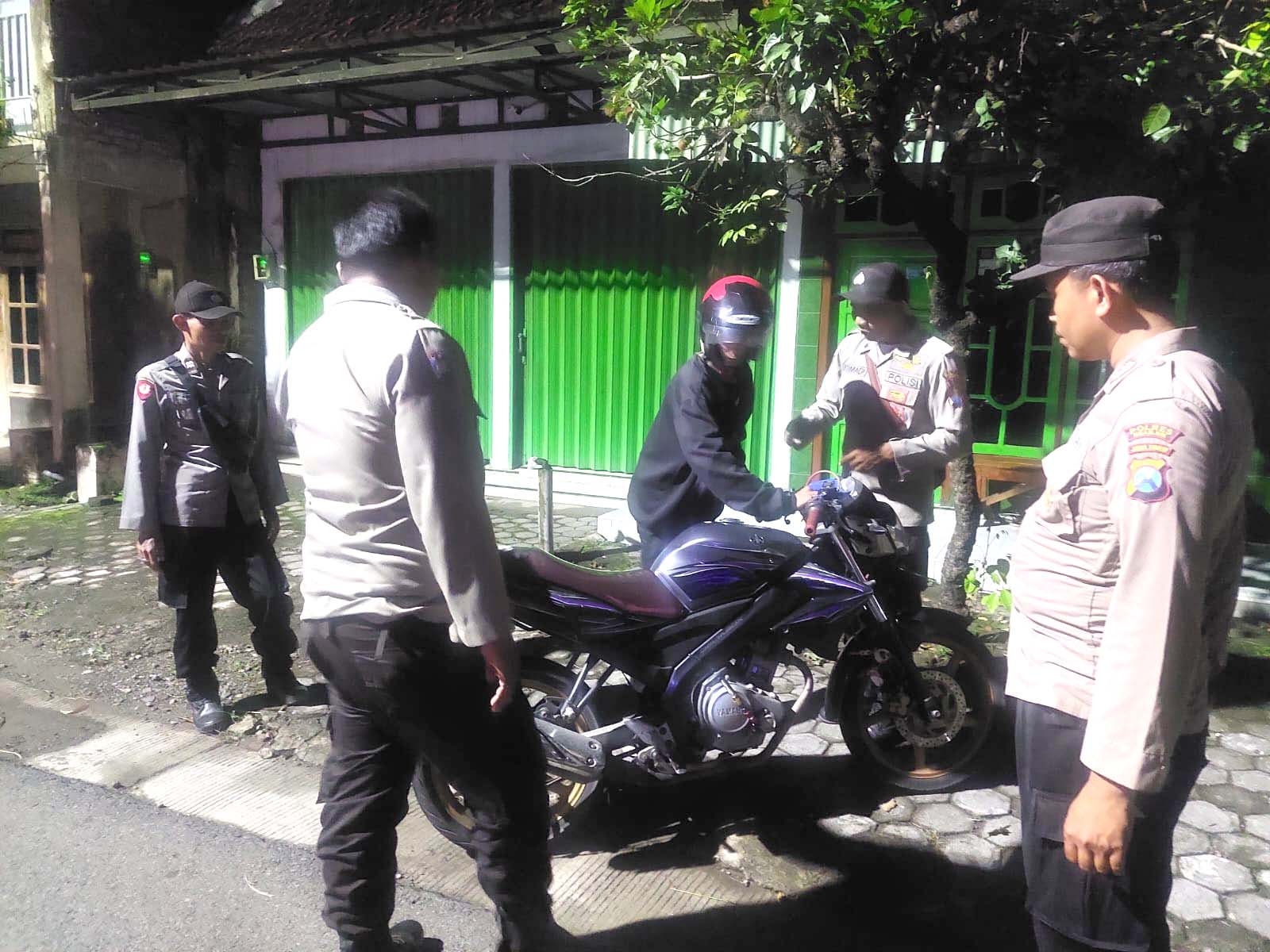 Selama Ramadhan Polsek Kertosono Intensifkan Patroli Stop, Riksa, dan Geledah