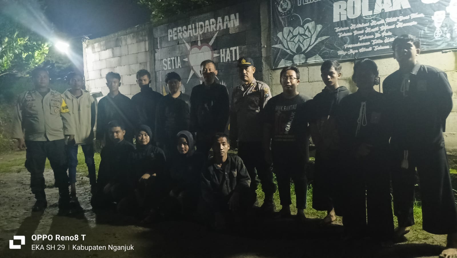 Patroli SOKO GURU Polsek Warujayeng Sambangi Tempat Latihan PSHT