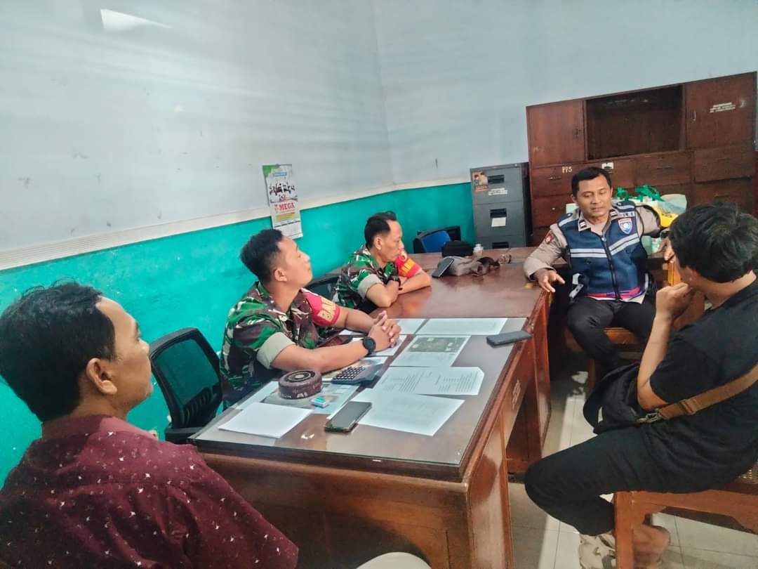 Bhabinkamtibmas Polsek Nganjuk Kota Giat Kordinasi dan Konseling Bersama Warga Binaannya