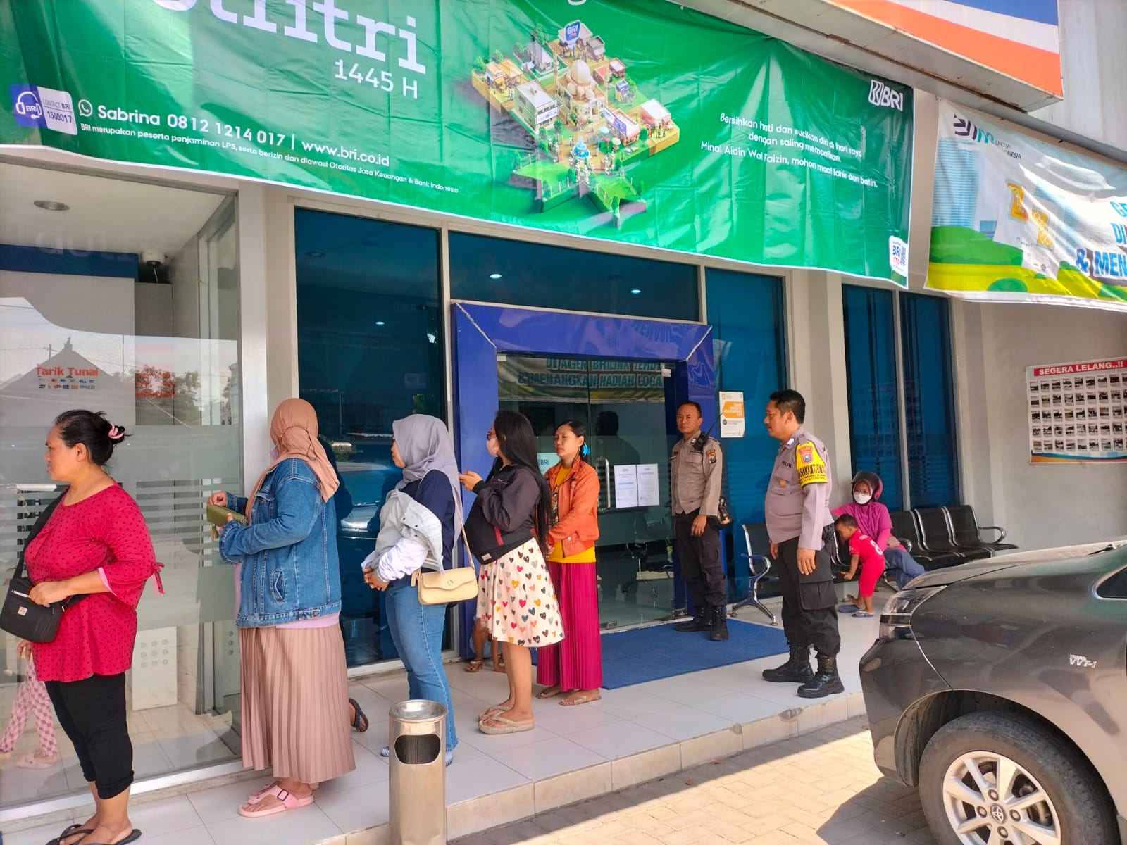 Antisipasi Kejahatan di ATM, Polsek Kertosono Patroli Perbankan