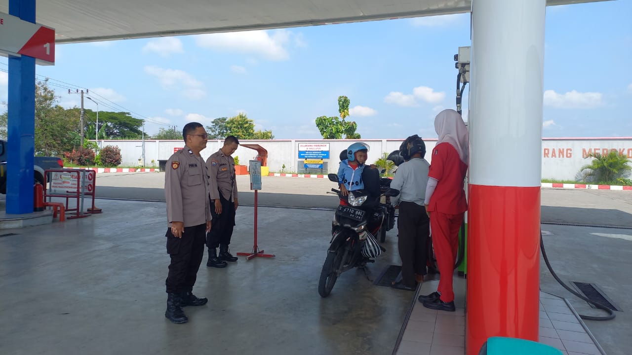 Polsek Jatikalen Tingkatkan Patroli di SPBU