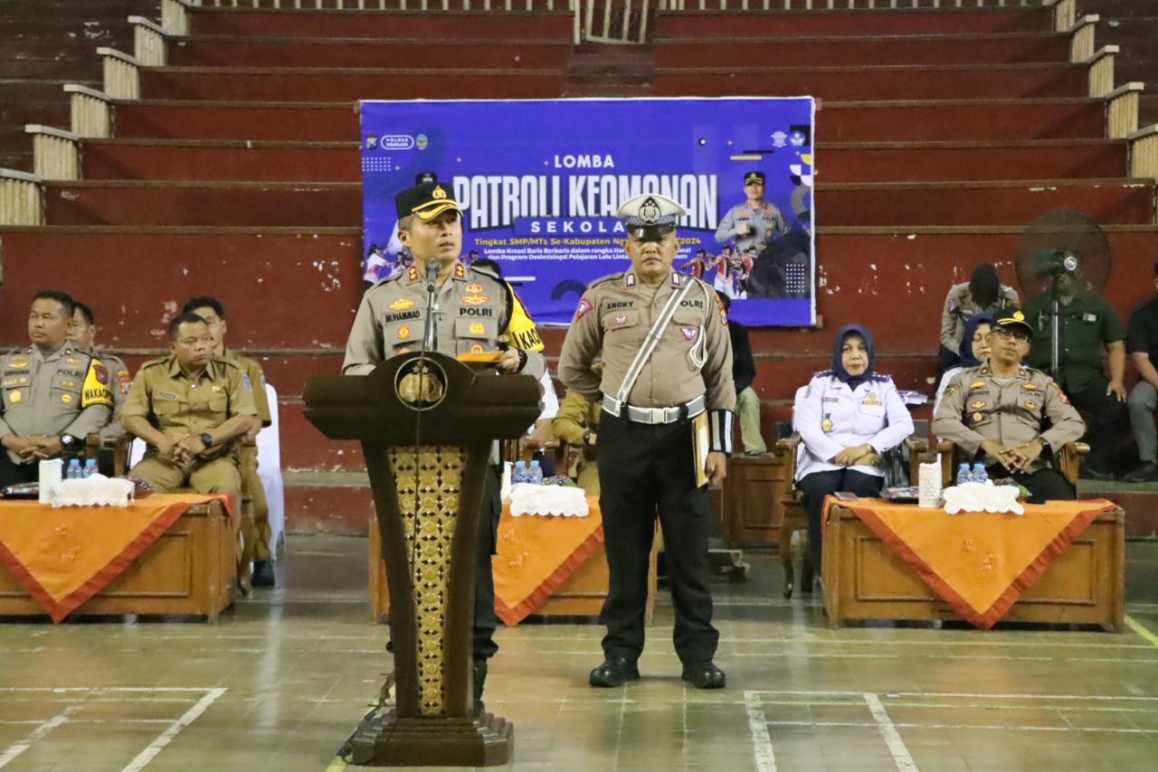 Polres Nganjuk Gelar Lomba PKS Tingkat SMP/MTs se – Kabupaten Nganjuk Tahun 2024
