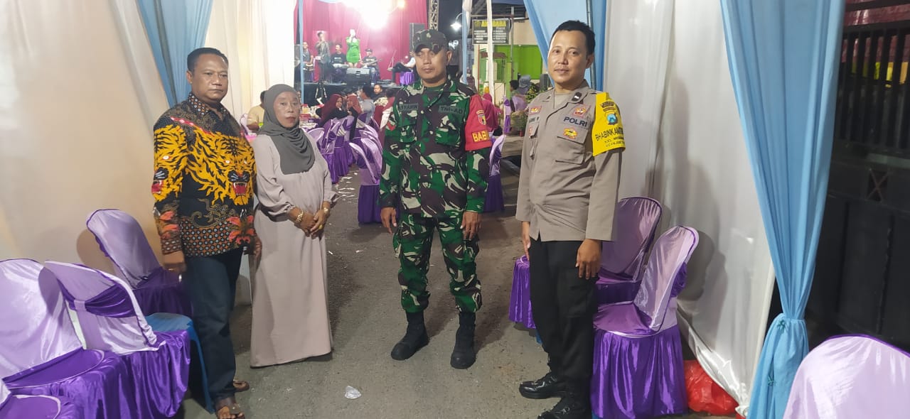 Sinergisitas TNI-Polri Amankan Kegiatan Masyarakat Wilayah Binaannya