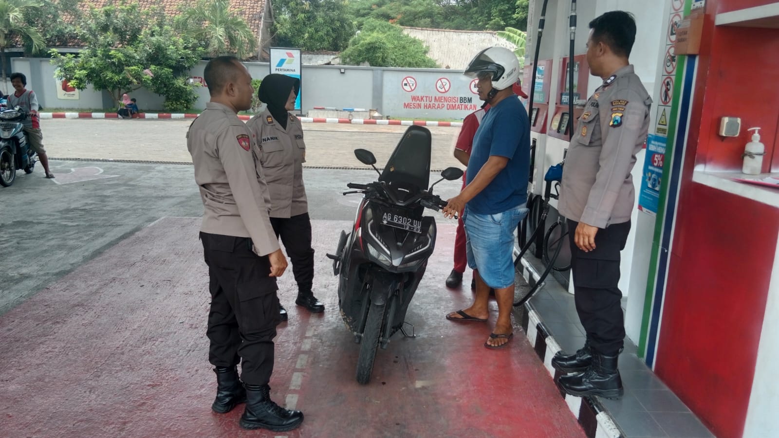 Polsek Kertosono Tingkatkan Patroli Obyek Vital Antisipasi Gangguan Kamtibmas