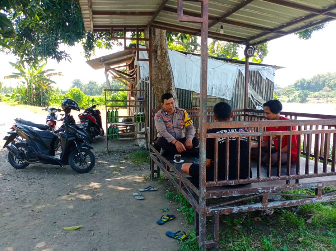 Bhabinkamtibmas Desa Begendeng Polsek Jatikalen Ajak Warga Peran Aktif Jaga Kamtibmas