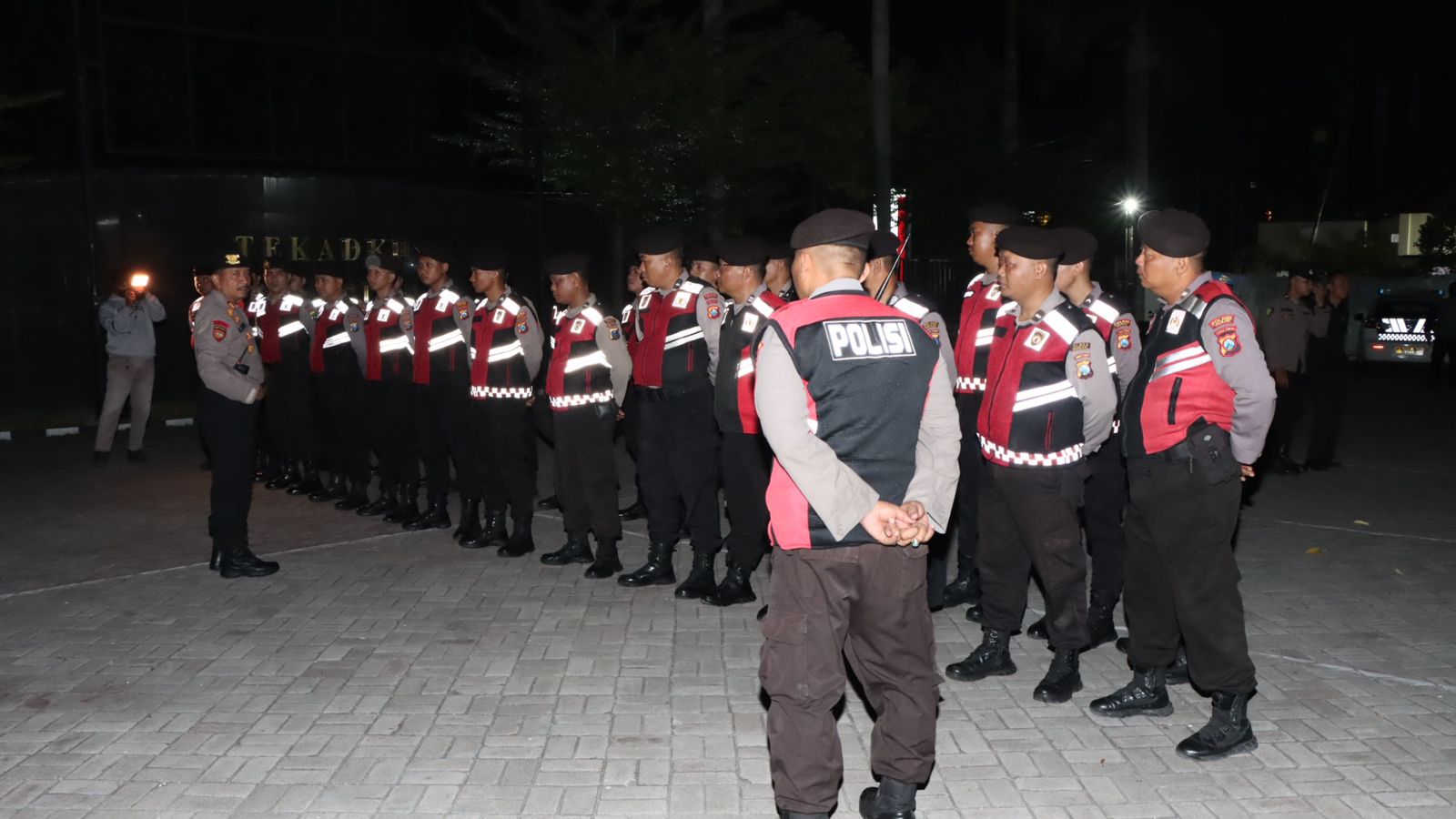 Polres Nganjuk Gelar patroli Skala Besar Fokus Pengamanan Malam Takbiran Idul Adha 2024