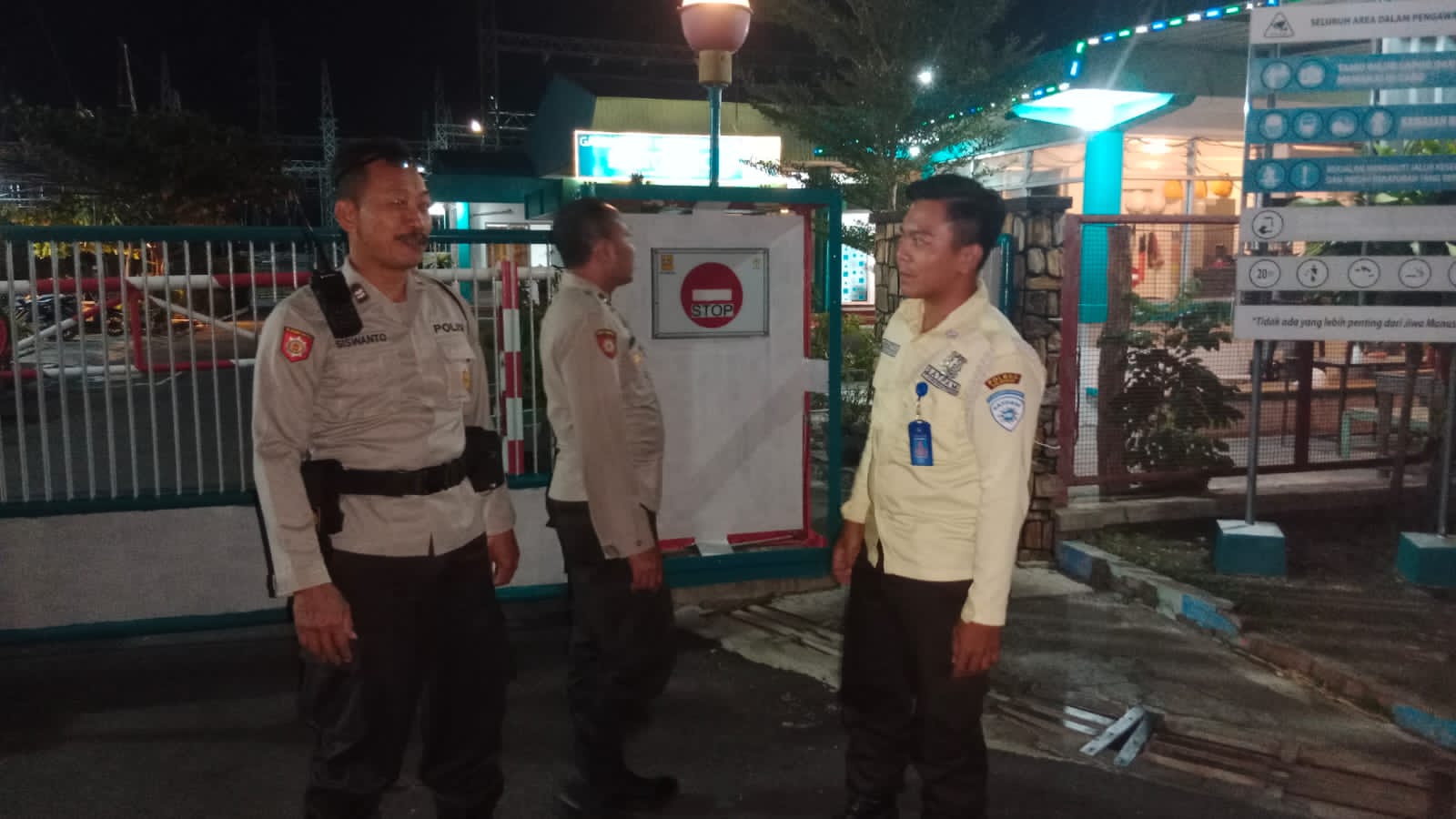 Cegah Gangguan Kamtibmas ,Polsek Kertosono Tingkatkan Patroli Obyek Vital