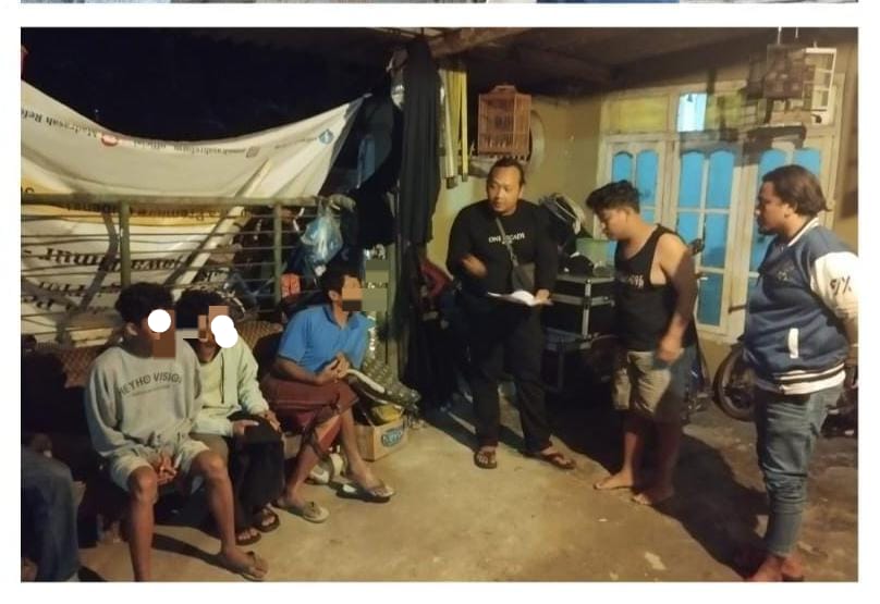 Polres Nganjuk Tangkap 10 Pemuda Terduga Pelaku Panganiayaan di Jembatan Kemaduh