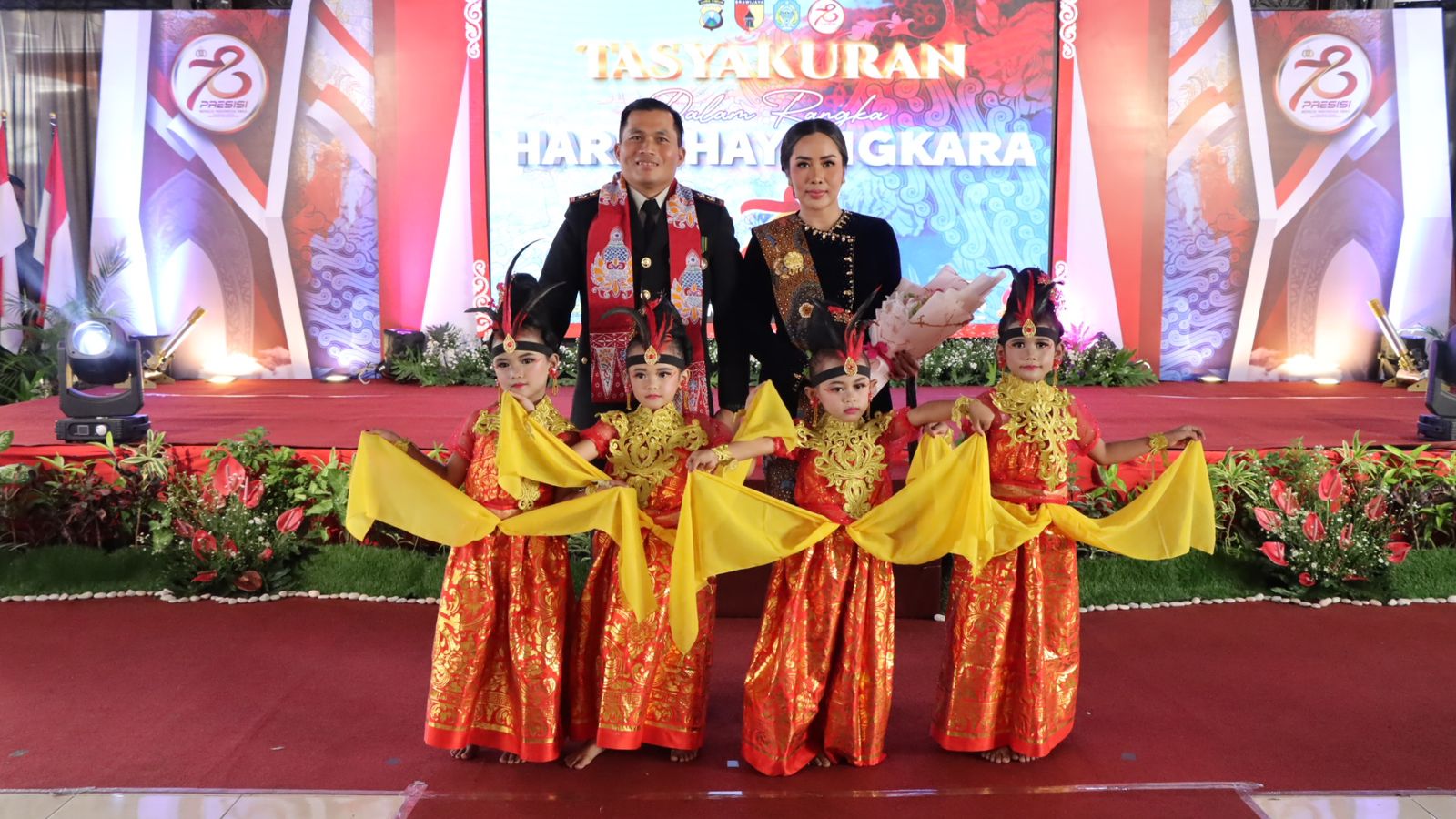 Polres Nganjuk Gelar Tasyakuran sebagai Penutup Acara Peringatan Hari Bhayangkara ke-78