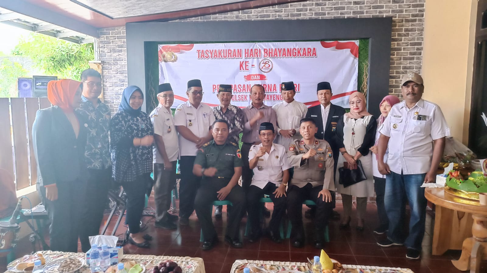 Polsek Warujayeng Gelar Tasyakuran Hari Bhayangkara ke-78