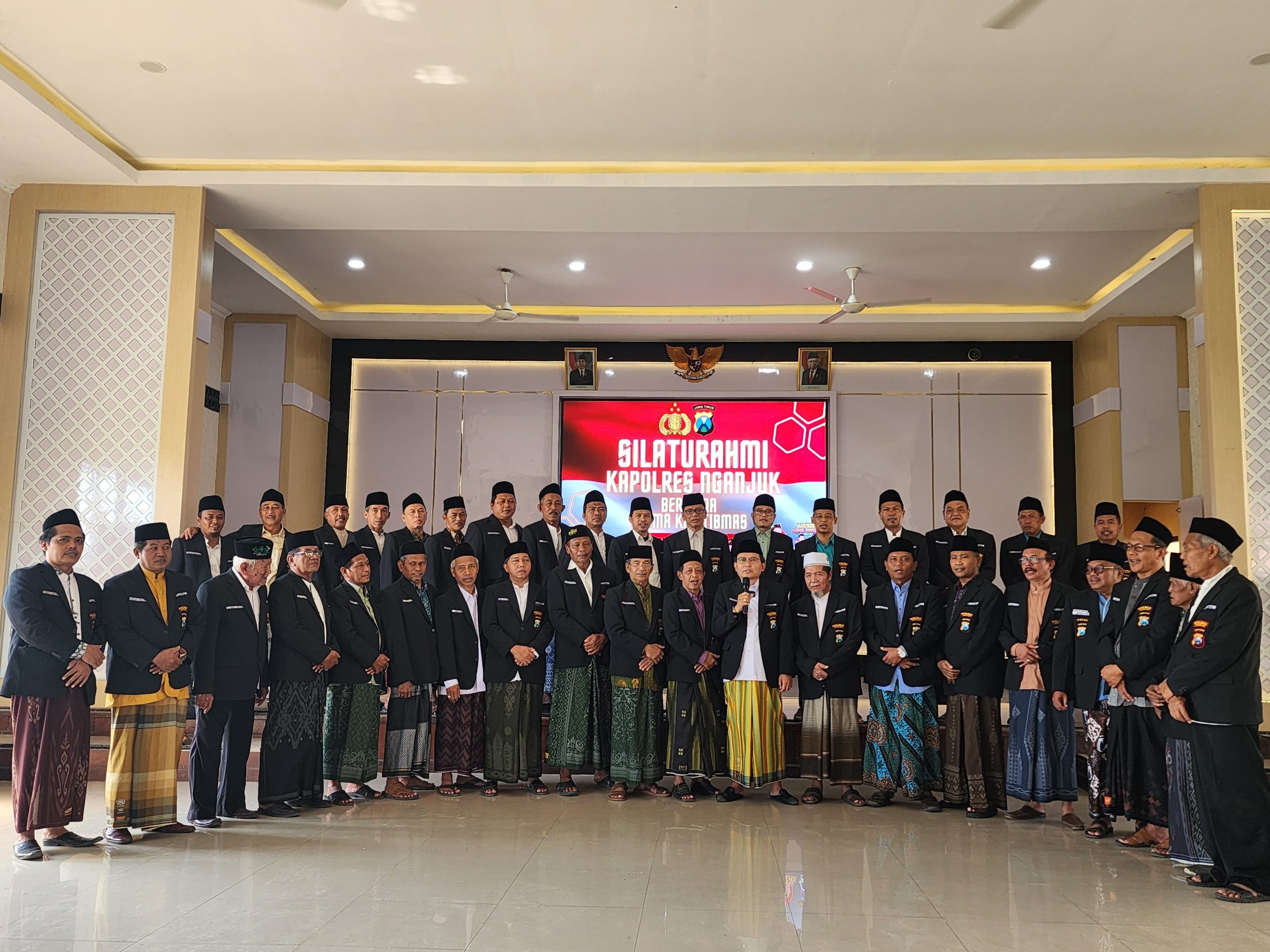 Silaturahmi Bersama Ulama Kamtibmas, Kapolres Nganjuk Sampaikan Pesan Persatuan